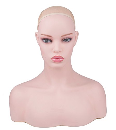 Forever Young Mannequin Head for Wigs, Hats, Jewelry Display - Perfect for Cosplay, Gaming & Salon Styling