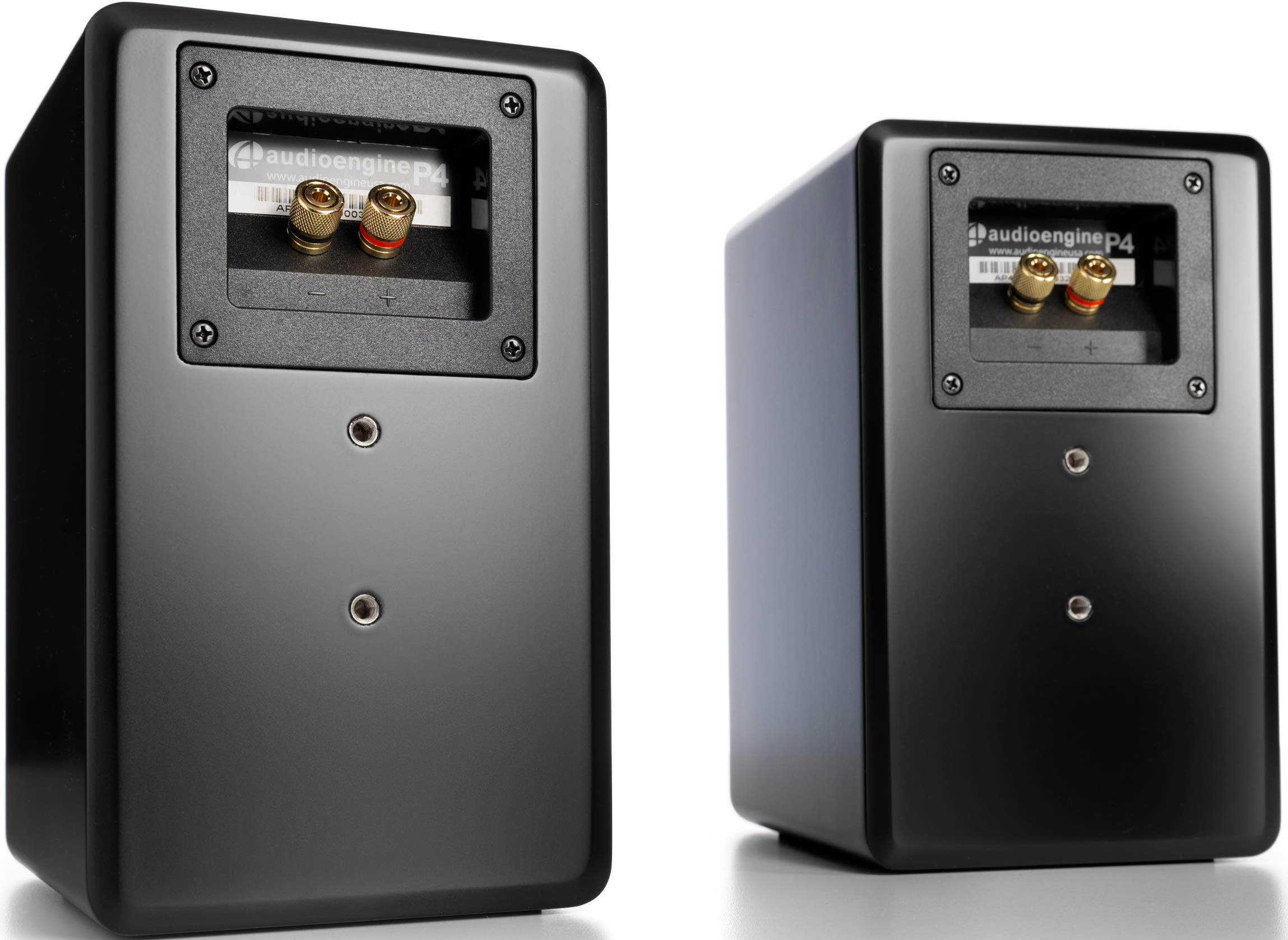 Audioengine P4 Premium Passive Bookshelf Speakers - Black | High-Fidelity Home Audio for Music, Movies & Gaming