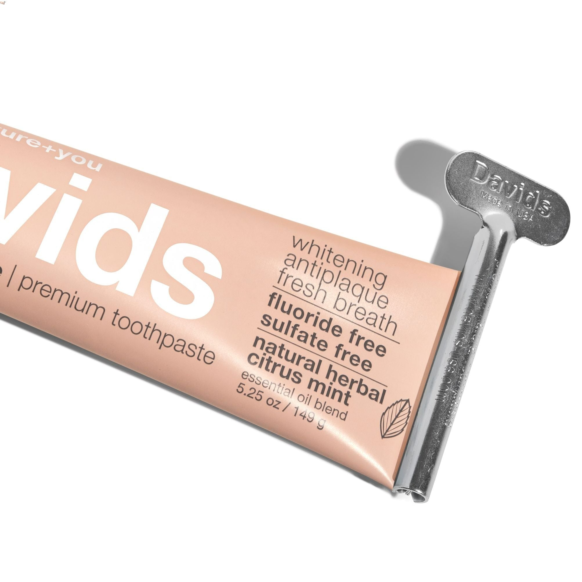 Natural Herbal Citrus Peppermint Toothpaste for Fresh Breath & Whitening - Refreshing Mint Flavor for Daily Oral Care & Sensitive Teeth