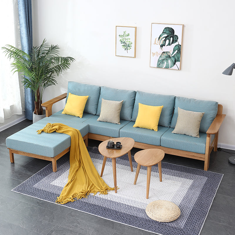 BENTLEY Nordic Modern Solid Wood Sofa - Elegant and Durable Living Room Furniture for Home Decor & Comfortable Seating