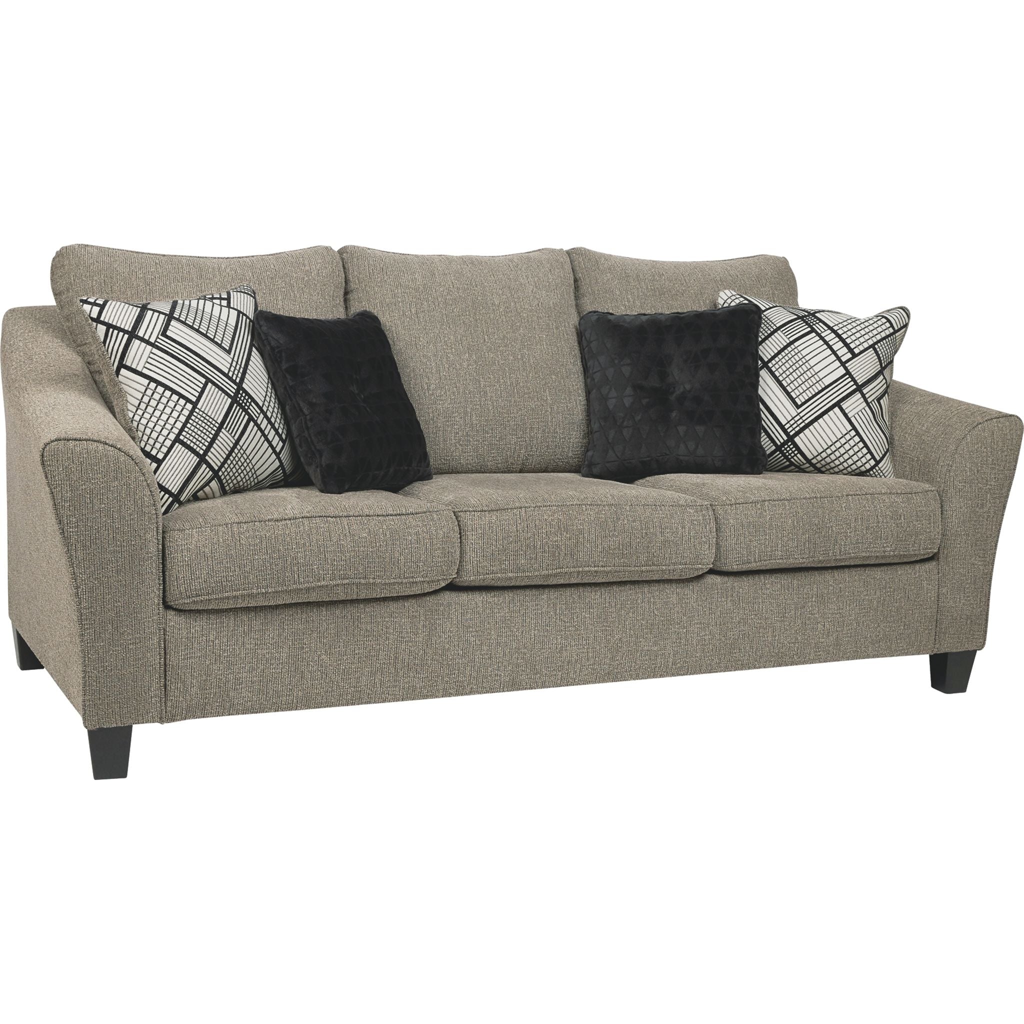 Barnesley Sofa Platinum - Modern Luxury Living Room Couch for Home & Office Comfort
