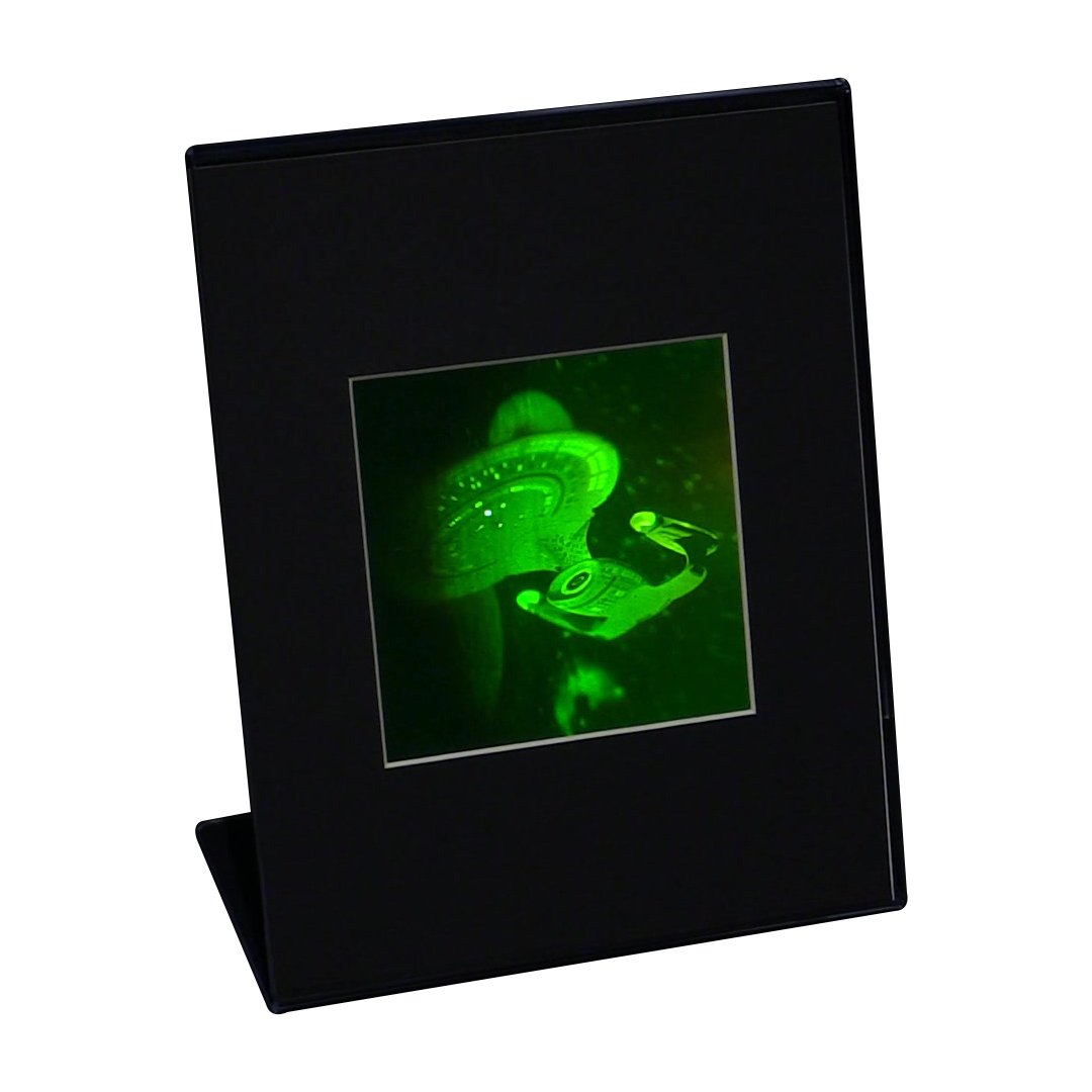 Next Generation Enterprise Hologram Picture with Desk Stand - 3D Collectible Holographic Display for Office Decor, Gift & Tech Enthusiasts | Perfect for Desk Display, Home Decor & Unique Gifts