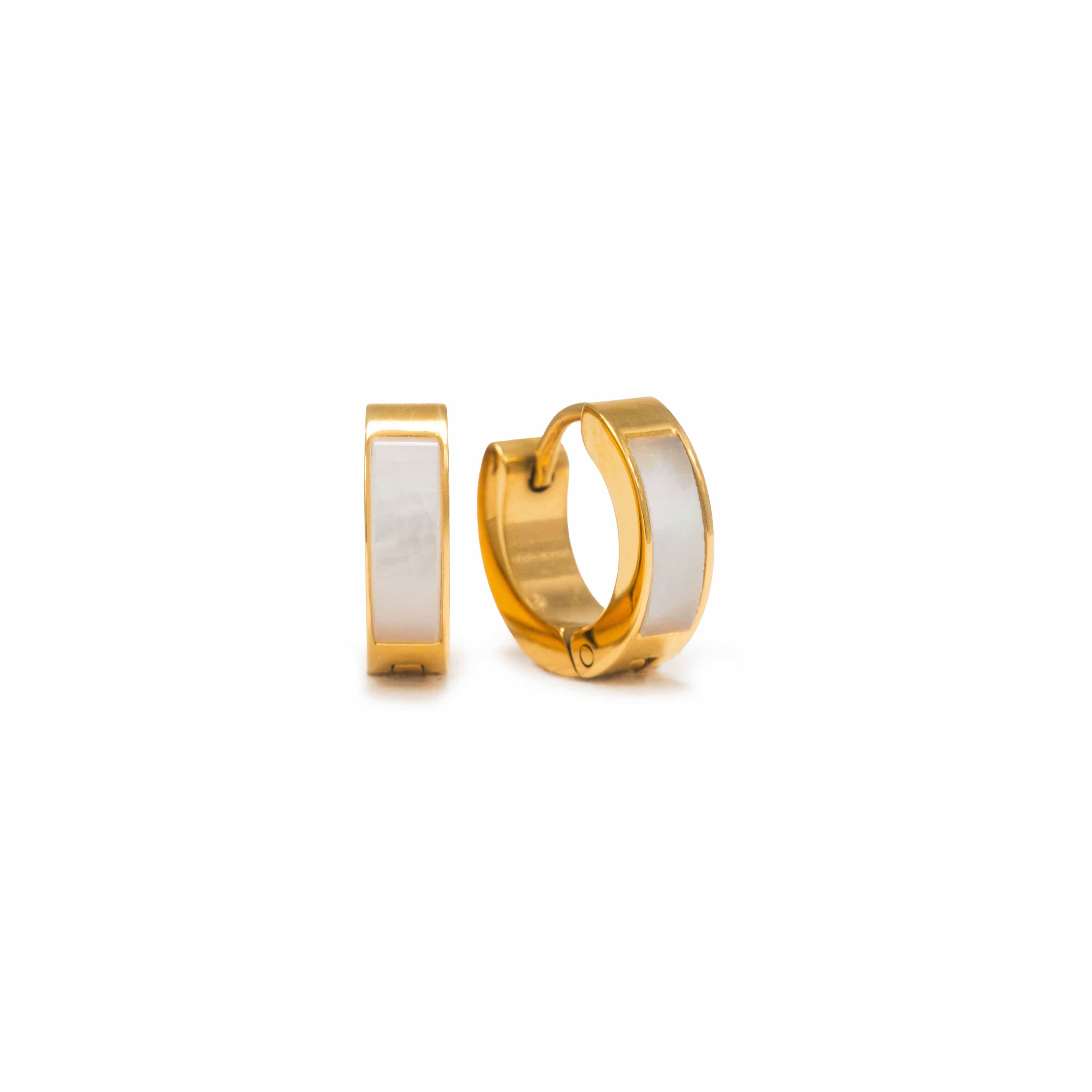 Tofino Huggie Hoop Earrings for Women - 14K Gold Plated Small Hoop Earrings - Minimalist Dainty Huggie Earrings for Everyday Wear - Perfect for Work, Date Night & Casual Outfits