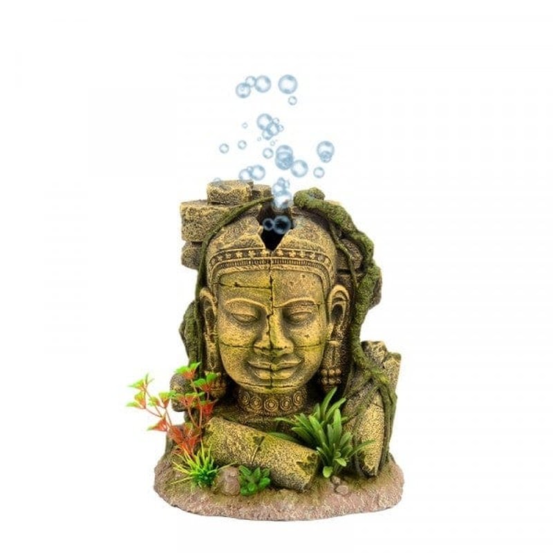 Bioscape Bubbler Inca Statue - Handcrafted Ceramic Water Pipe for Smoking | Perfect for Home Decor, Meditation & Gift Giving