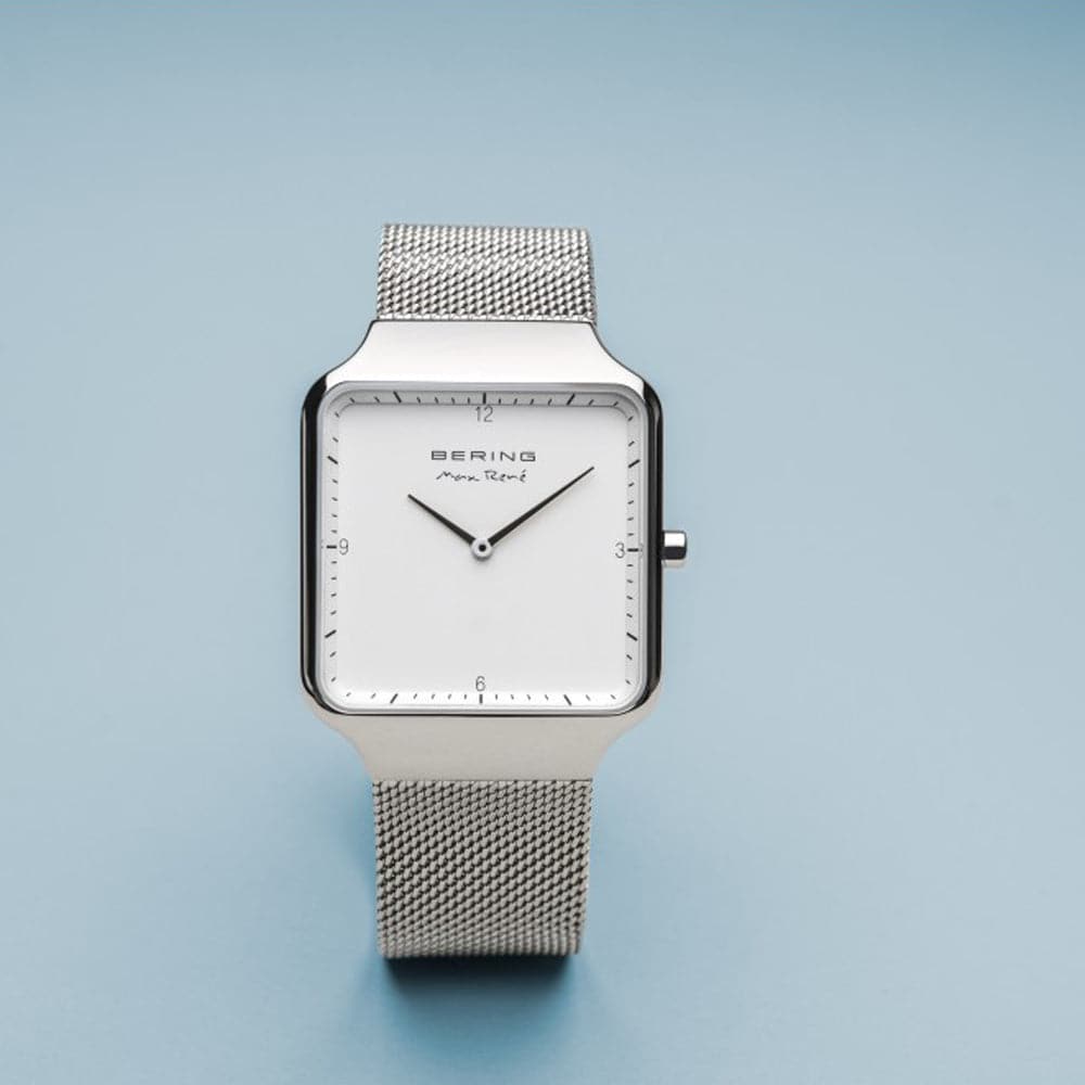 BERING 15832-004 Women's Watch - Elegant Stainless Steel Analog Quartz Wristwatch with Sapphire Crystal, Water Resistant - Perfect for Business, Casual Wear & Special Occasions