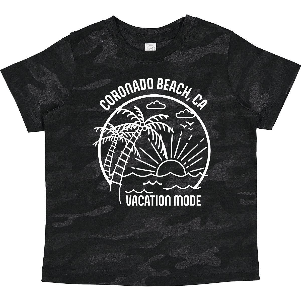 Inktastic Summer Vacation Mode Coronado Beach California Toddler T-Shirt - Cute Graphic Tee for Kids, Boys & Girls - Perfect for Beach Trips, Family Vacations & Casual Outings