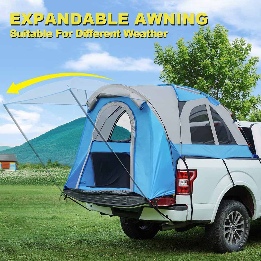 6.4' & 6.7' Truck Bed Tent - Waterproof Camping Shelter for Pickup Trucks | Perfect for Outdoor Adventures, Road Trips & Camping