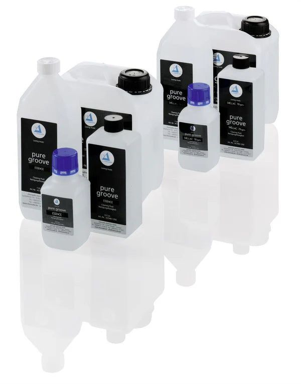 Clearaudio Pure Groove Essence Vinyl Record Cleaning Solution - Professional LP Cleaner for Audiophiles & DJs - Perfect for Home & Studio Use