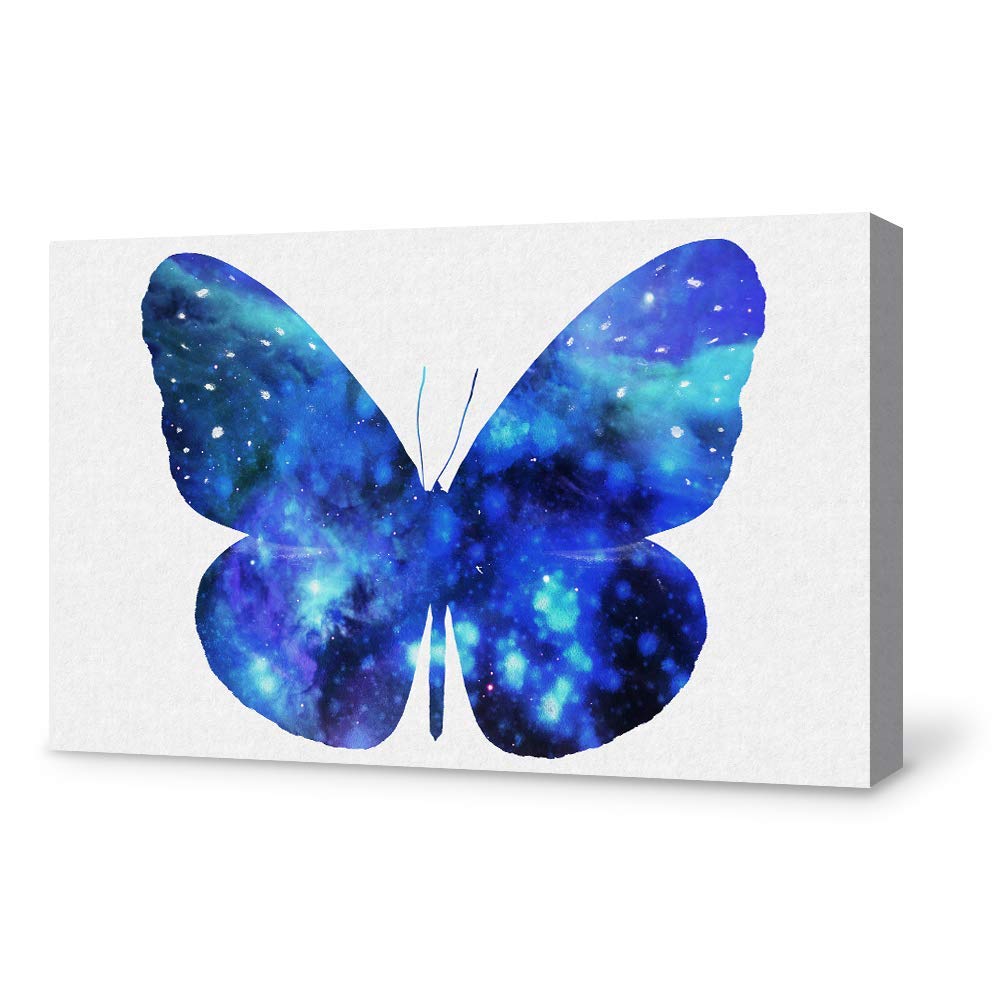 Beautiful Butterfly Giclee Canvas Wall Art - 32x48 Inches, Vibrant Home Decor for Bedroom, Living Room, Office & Nursery