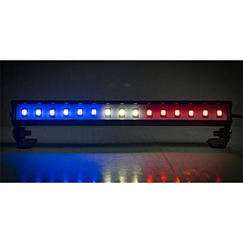 Common Sense RC LED Light Bar - 5.6 Inch LED Police Lights (Red, White, Blue) for Emergency Vehicles, Off-Road Trucks & RC Cars - Durable Waterproof Strobe Lights for Safety & Visibility