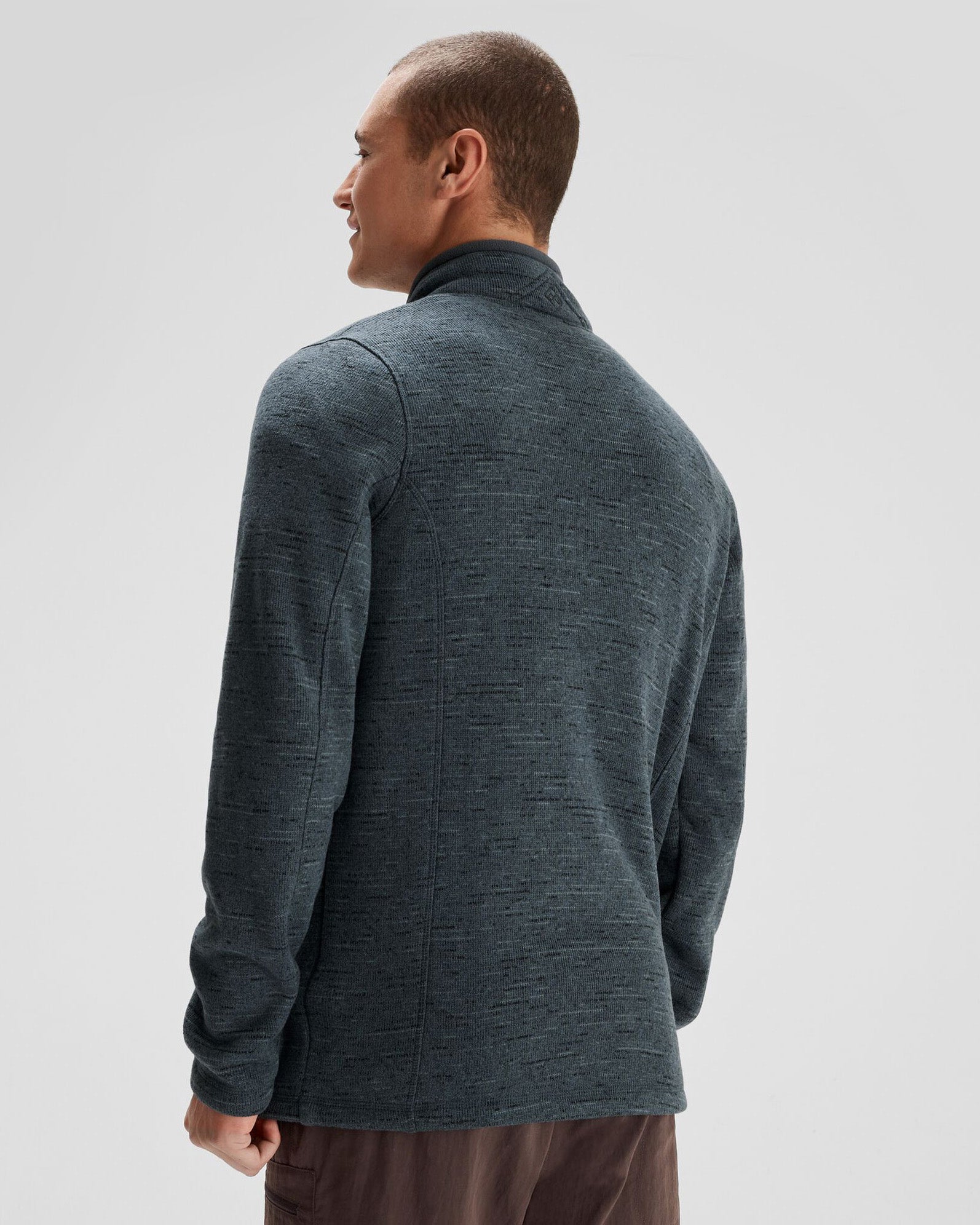 Men's Aikman Fleece Jacket - Soft & Warm Winter Outerwear for Casual Wear & Outdoor Activities | Night Marle Color