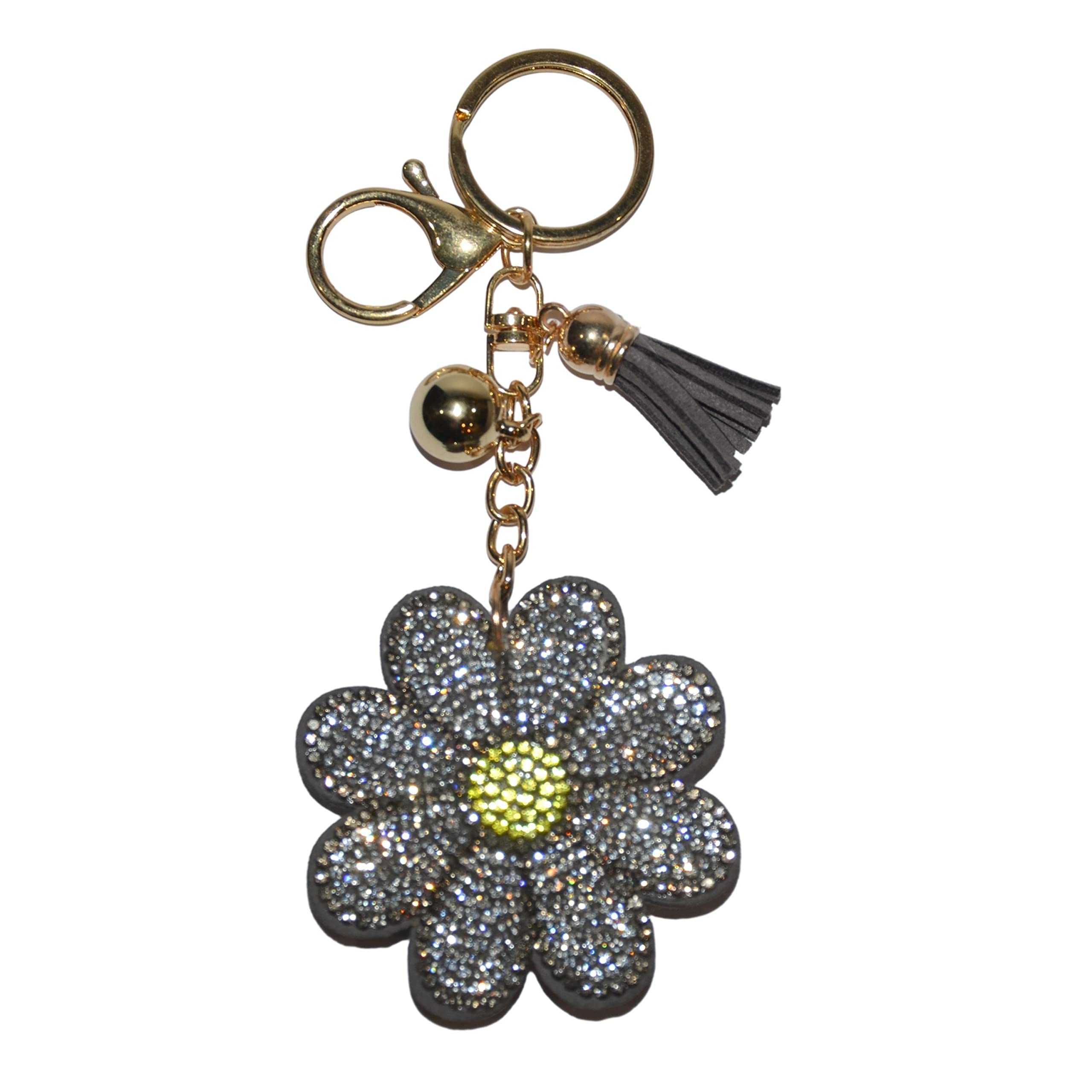 Sparkling Rhinestone Keychain for Women - Elegant Bling Car Keys & Purse Charms - Fashion Accessories for Handbags, Wallets & Gift Giving (Perfect for Parties, Everyday Use & Special Occasions)