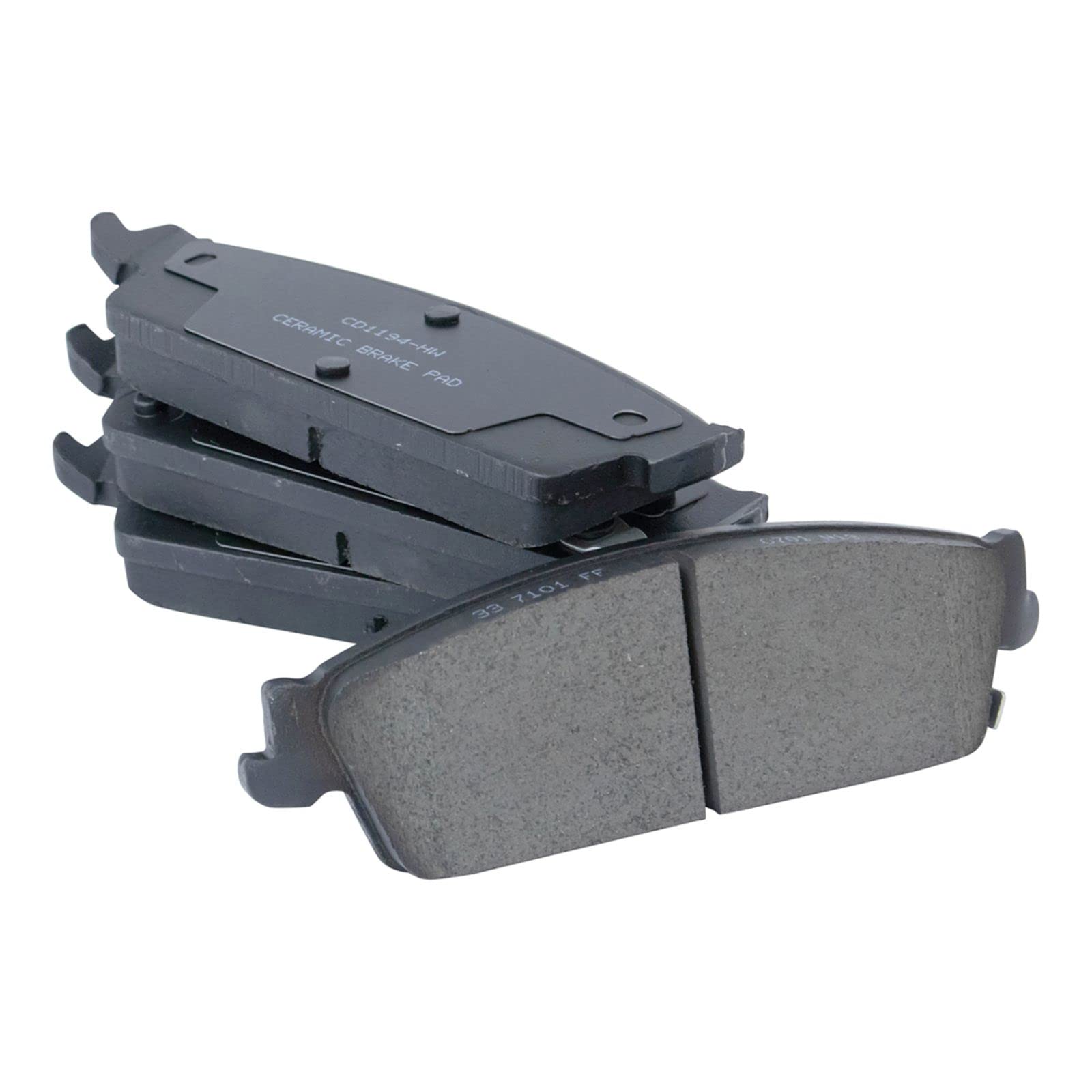 Premium Ceramic Brake Pads & Coated Rotors Kit - Front & Rear Set for Chevy Silverado/GMC Sierra - Low Noise, High Performance Braking for Highway & Off-Road Use