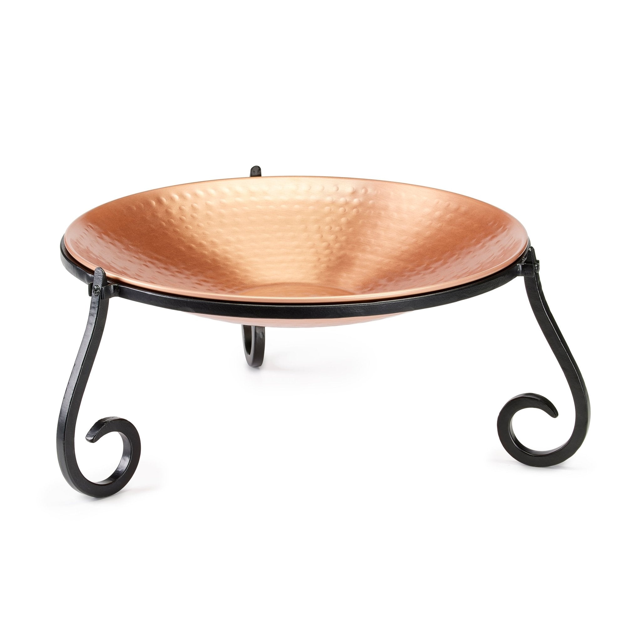 Freestanding Copper Birdbath for Garden - Outdoor Decorative Bird Bath with Rust-Resistant Finish | Perfect for Backyard, Patio & Wildlife Habitat