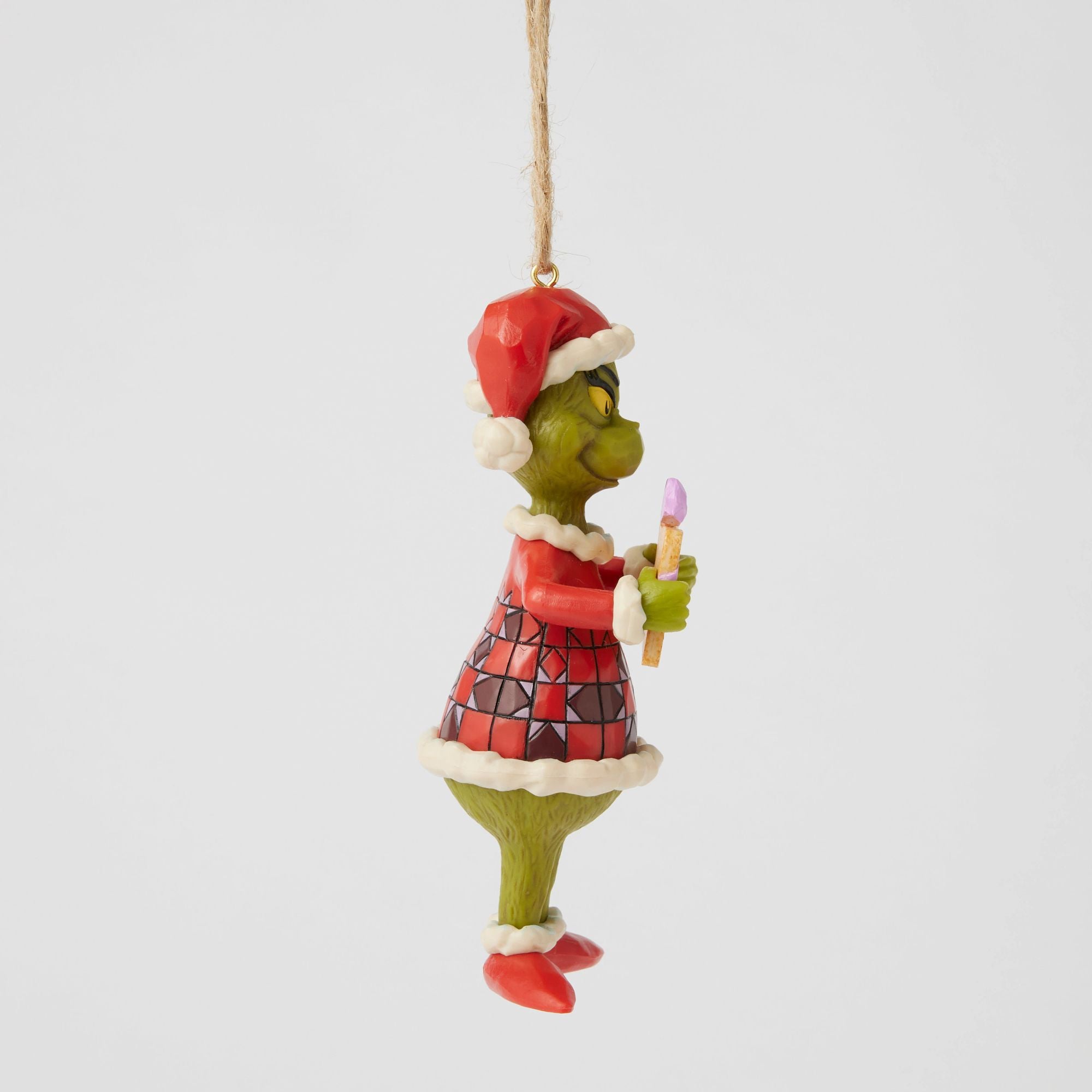 Grinch Christmas Message Ornament - Festive Holiday Decor for Tree, Gift, and Home - Perfect for Xmas Party & Family Gatherings