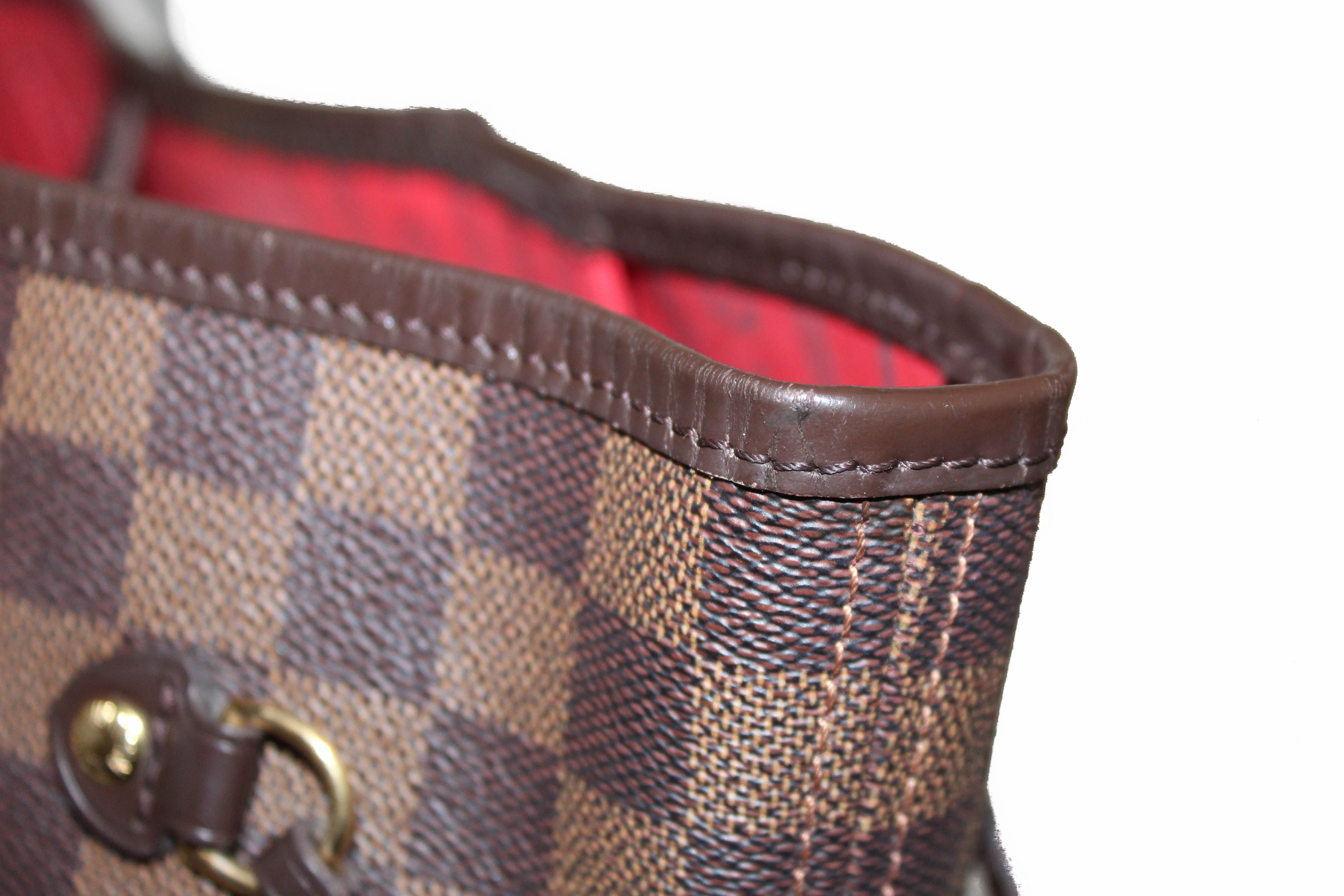 Authentic Louis Vuitton Damier Ebene Neverfull MM Tote Shoulder Bag - Luxury Designer Handbag for Women, Perfect for Work, Travel & Everyday Use