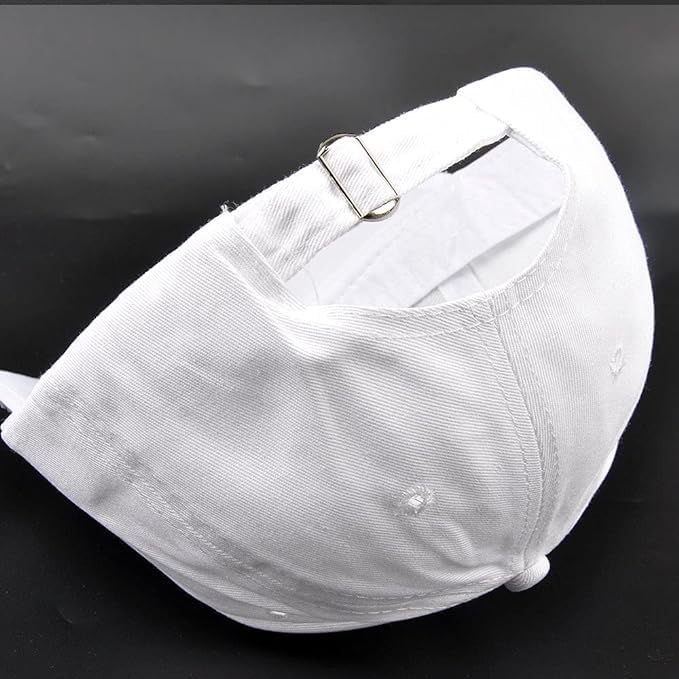 Sparkling Rhinestone Baseball Cap for Men & Women - Adjustable Denim Golf Hat with USA Design - Perfect for Casual Wear, Golfing & Outdoor Activities (White)