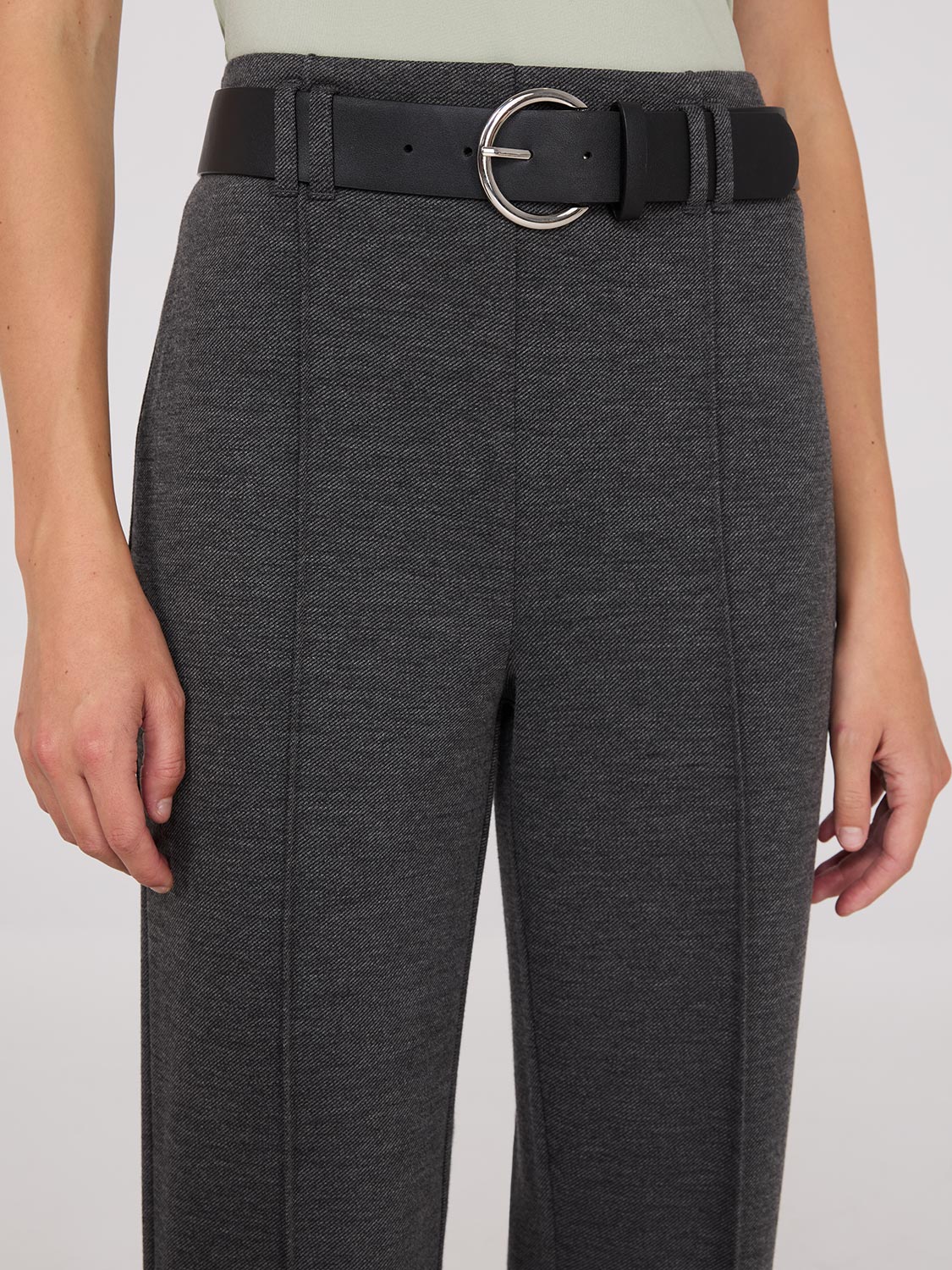 High Rise Straight Leg Pants for Women - Comfortable Office & Casual Wear - Perfect for Work, Travel & Everyday Outfits