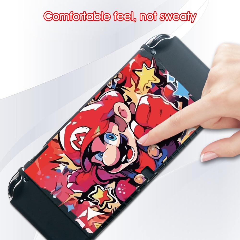 PERFECTSIGHT Protective Case for Nintendo Switch OLED - Durable TPU Cover for Girls, Boys & Kids - Dockable Kawaii Cute Design - Compatible with Nintendo Switch OLED - Perfect for Gaming, Travel & Home Entertainment