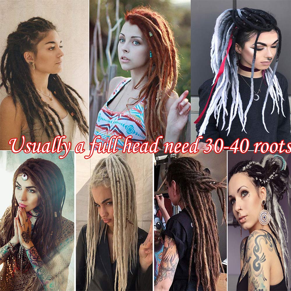 100% Handmade Dreadlocks Extensions 20