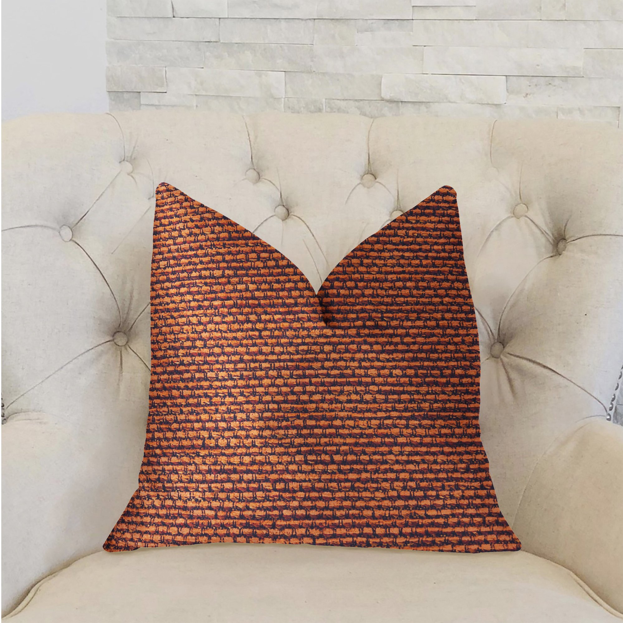 Plutus Roseate Luxury Throw Pillow 22x22 Inches - Soft Decorative Cushion Cover for Sofa, Bed, Living Room - Elegant Home Decor Gift for Women & Men