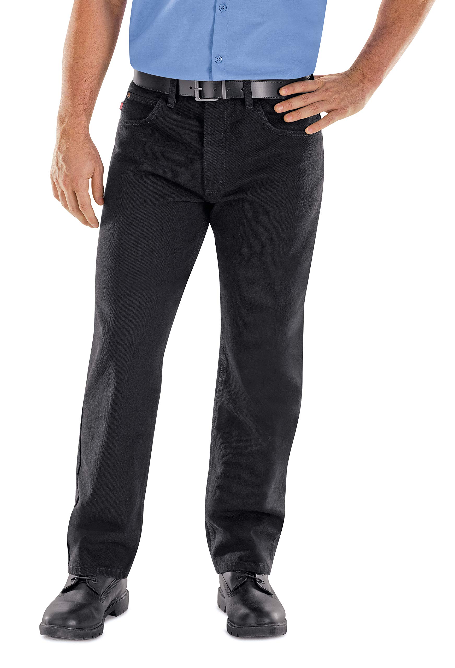 Red Kap Men's Relaxed Fit Jean - Comfortable Work Pants for Construction, Farming & Outdoor Activities | Durable Denim Jeans for Men