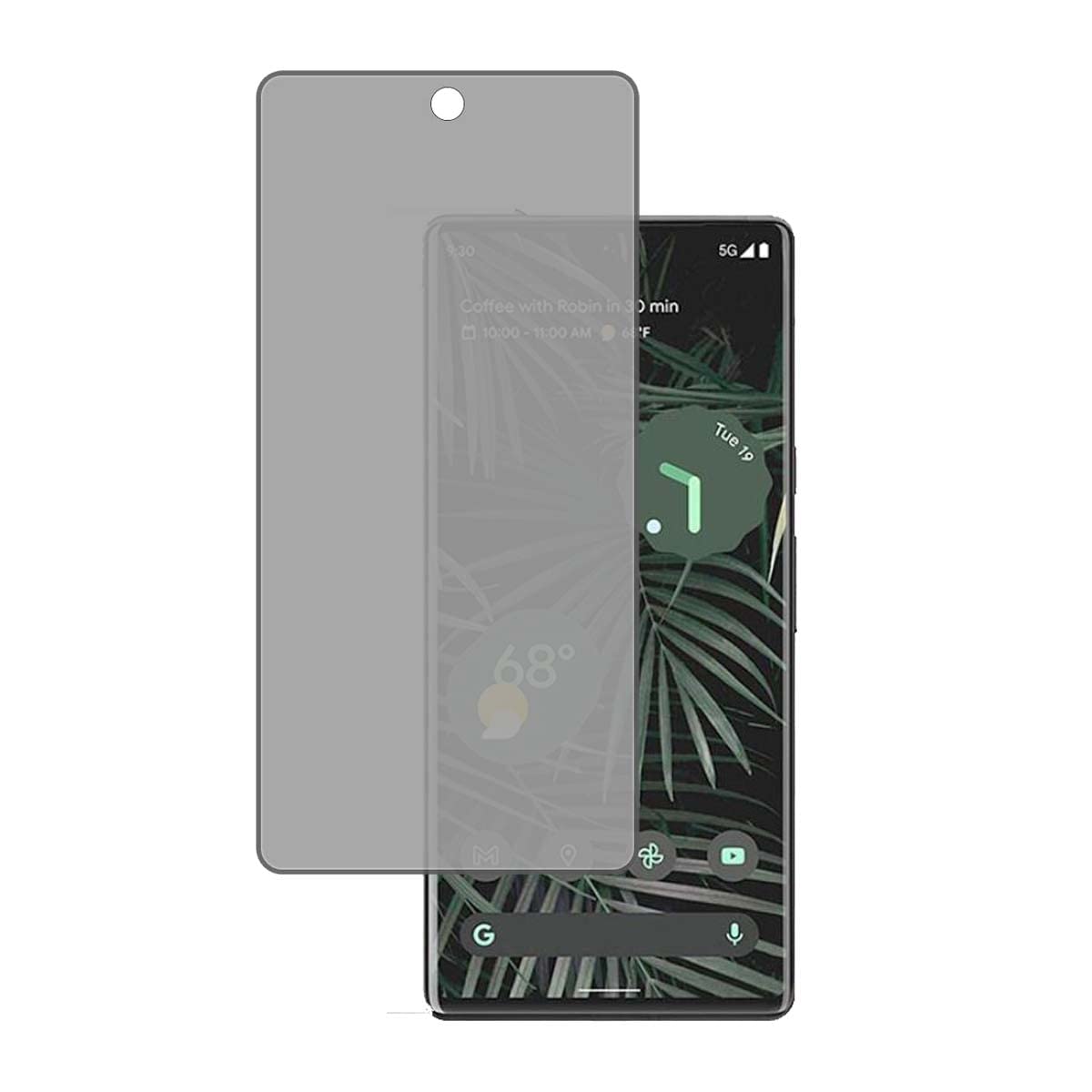 Google Pixel 6 Pro Privacy Screen Protector [2 Pack] - Black Tempered Glass with Anti-Spy Protection for Google Pixel 6 Pro - Perfect for Office, Travel & Public Use