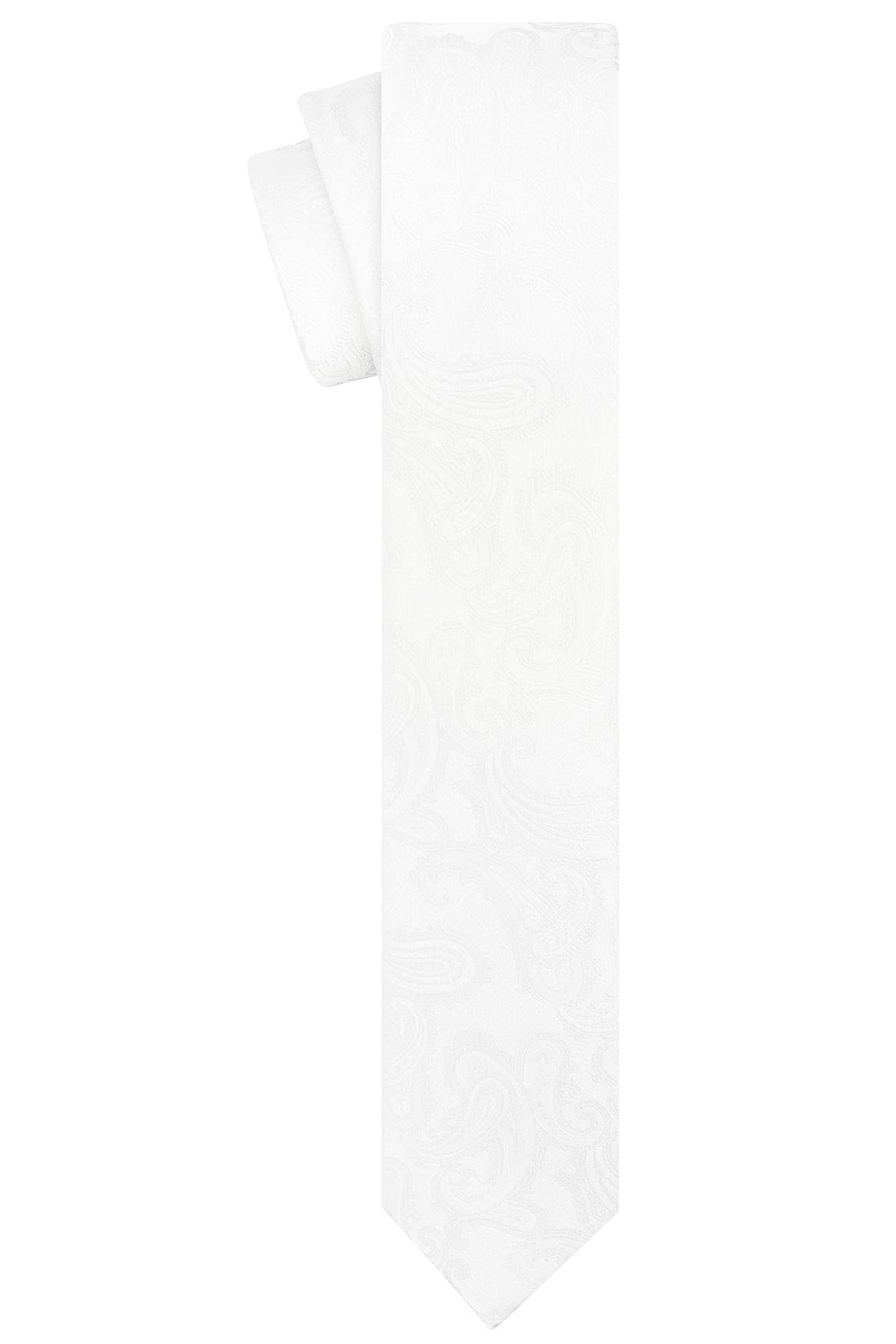 KissTies Skinny Tie 2.4'' Slim Necktie for Men - Premium Silk Tie with Gift Box - Perfect for Weddings, Business Meetings & Formal Events