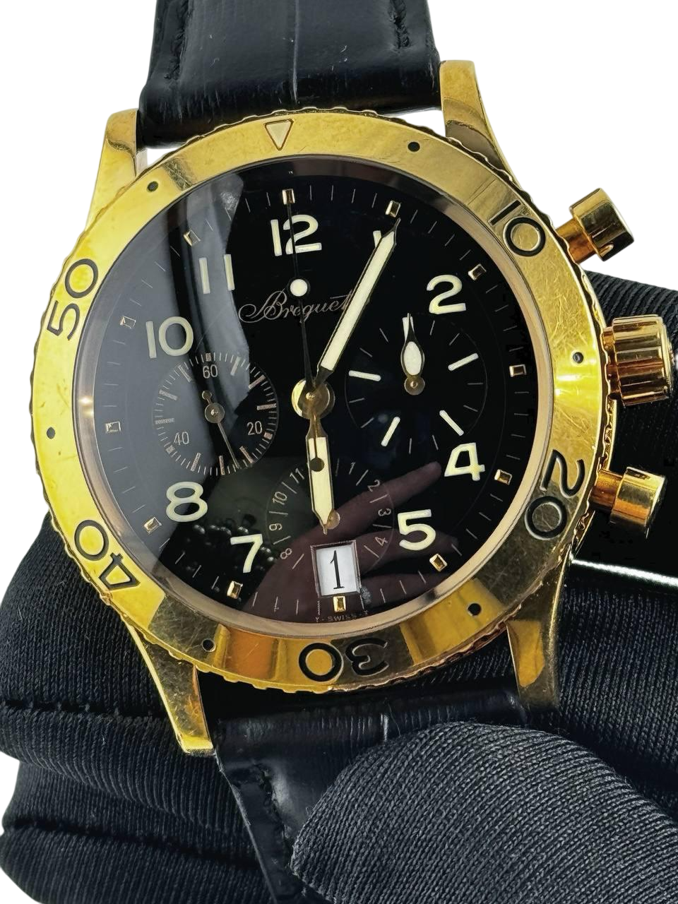 Breguet Type XX / Type XXI Transatlantique 18K Rose Gold Men's Luxury Watch - Premium Swiss Automatic Chronograph for Aviation Enthusiasts & Business Professionals