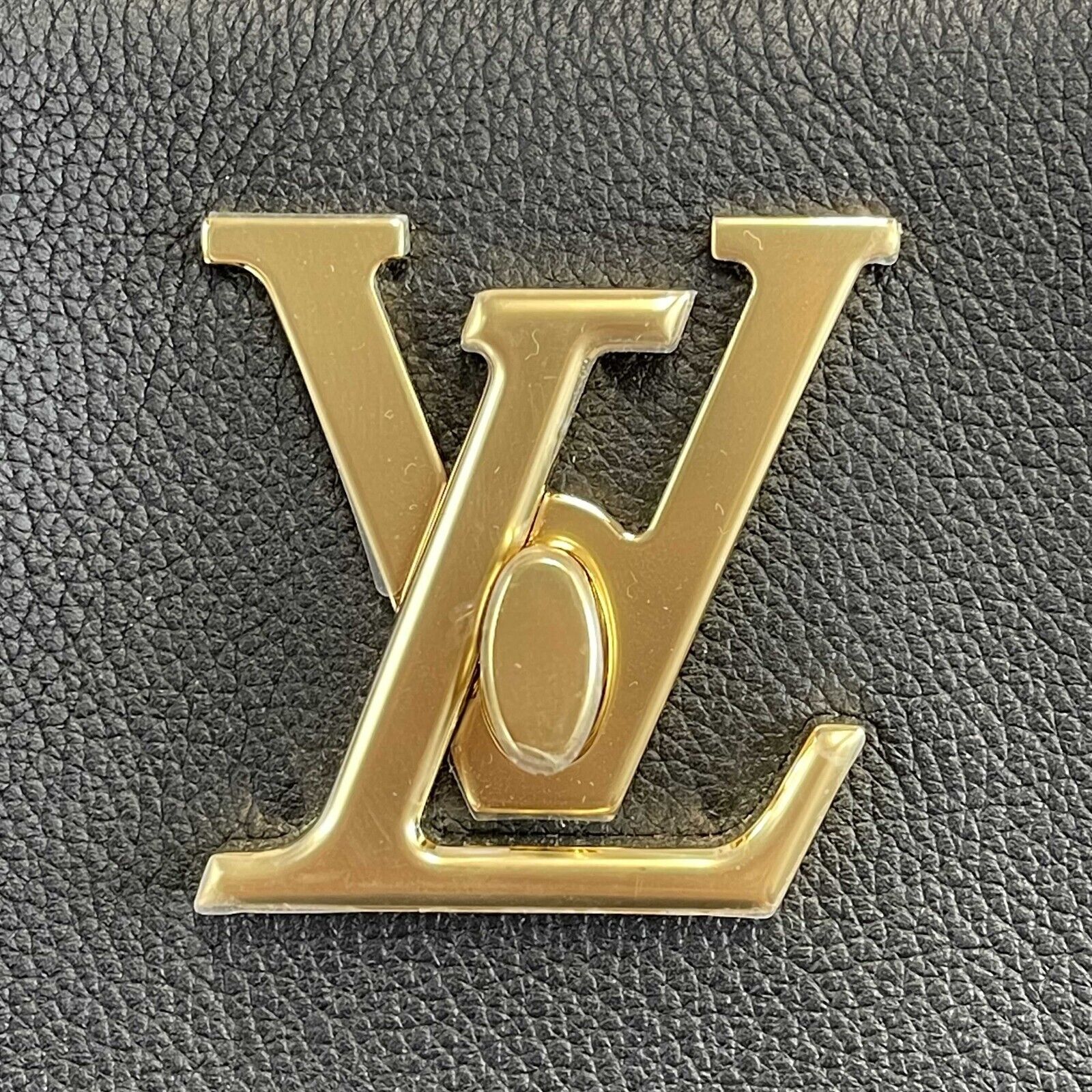 Louis Vuitton Lockme Shopper Tote Bag - Genuine Black Leather Shoulder Bag for Women | Perfect for Work, Travel & Everyday Luxury