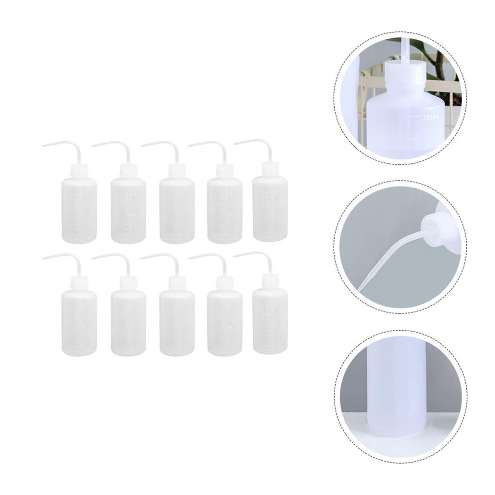 10pcs Pointed Watering Bottles for Plants - Plastic Squeeze Irrigation Bottle with Saliva Spout - Perfect for Bonsai, Houseplants, Gardening & Washing Tools - Indoor & Outdoor Plant Care Accessories