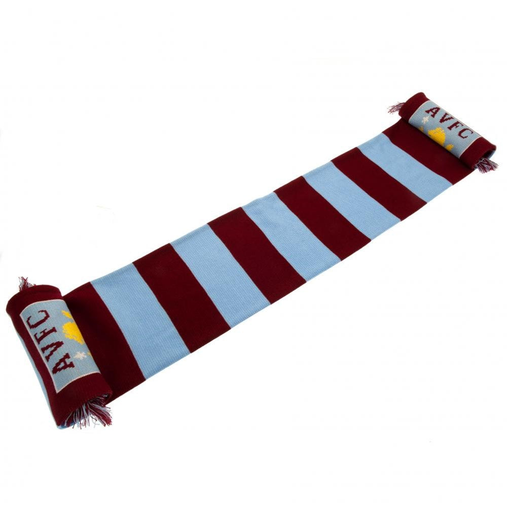 Aston Villa FC Football Scarf - Official Team Colors, Premium Knit Material - Perfect for Match Days, Gifts & Fan Support