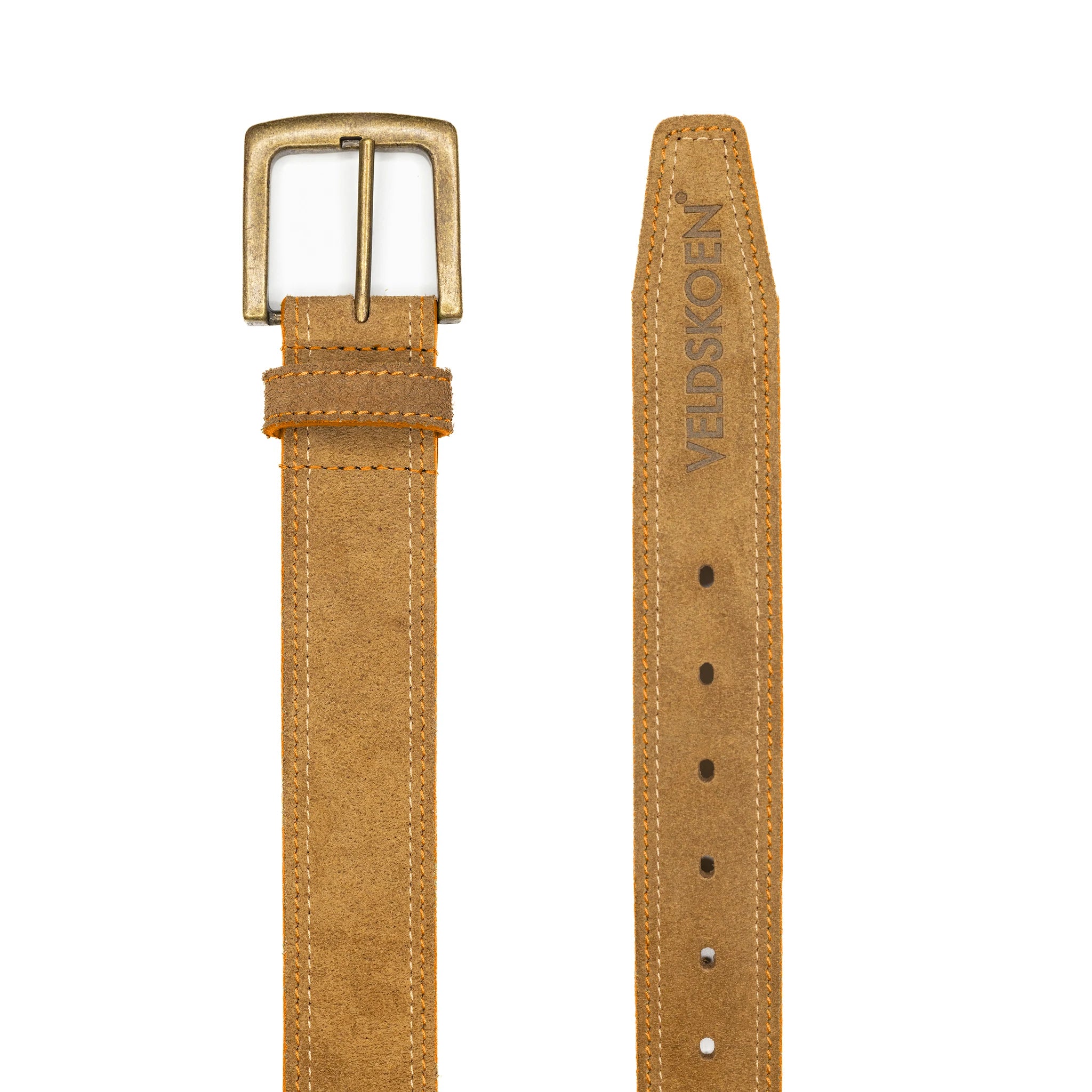 Bloem 40mm Fashion Belt for Men & Women - Stylish Orange Detail Belt - Perfect for Casual, Office & Outdoor Wear