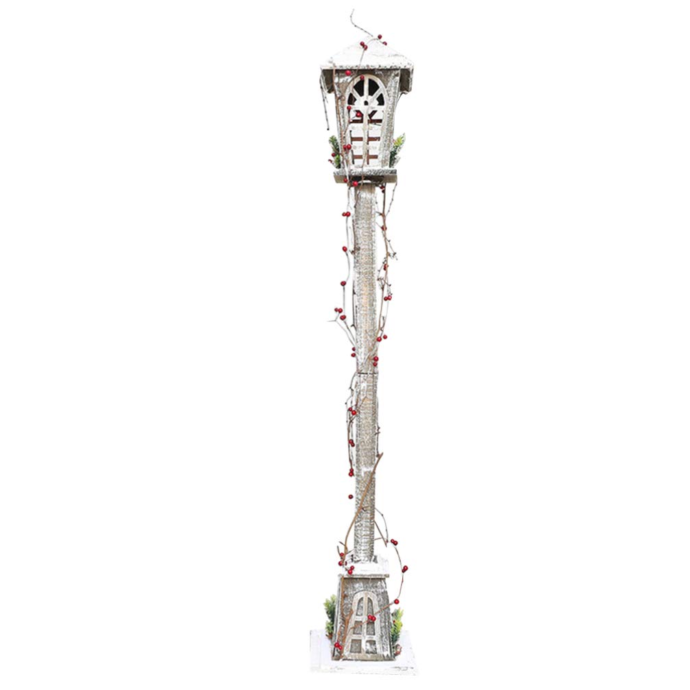 Uonlytech Nordic Style Wind Lamp - Christmas Party & Street Decoration, Xmas Lighthouse Ornament for Home, Garden, and Holiday Scenes