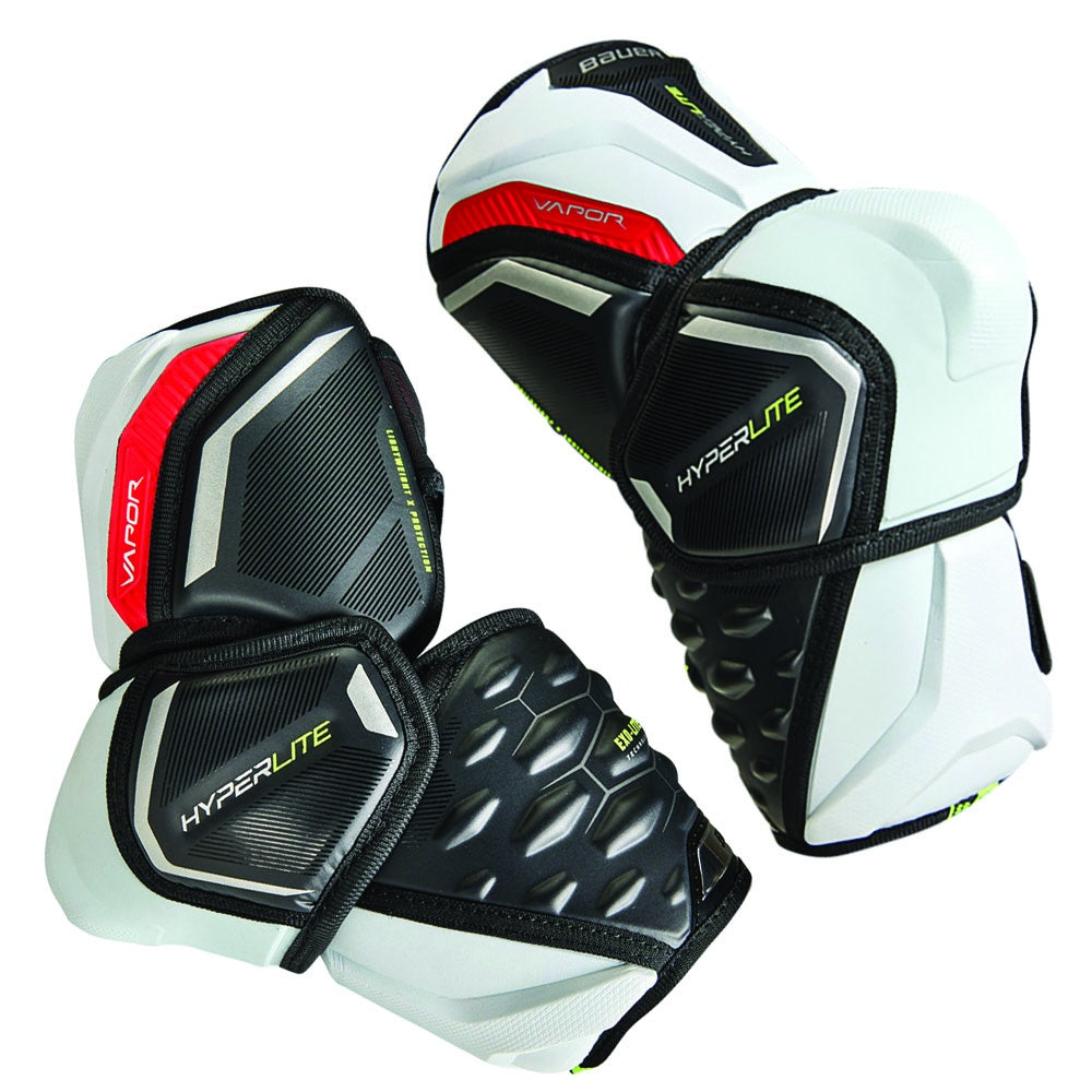 Bauer Vapor HyperLite Intermediate Ice Hockey Elbow Pads - Lightweight Protective Gear for Youth & Adult Players - Perfect for Training & Competitive Games