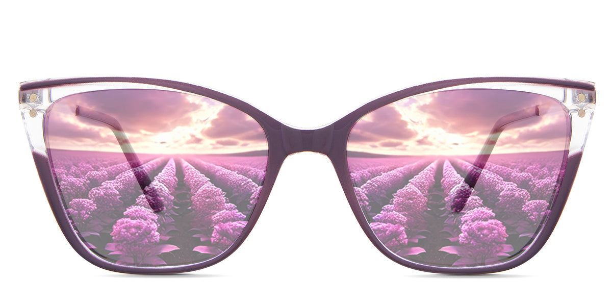 Mila Women's Prescription Tinted Glasses - Stylish & UV Protection for Work, Driving & Outdoor Activities