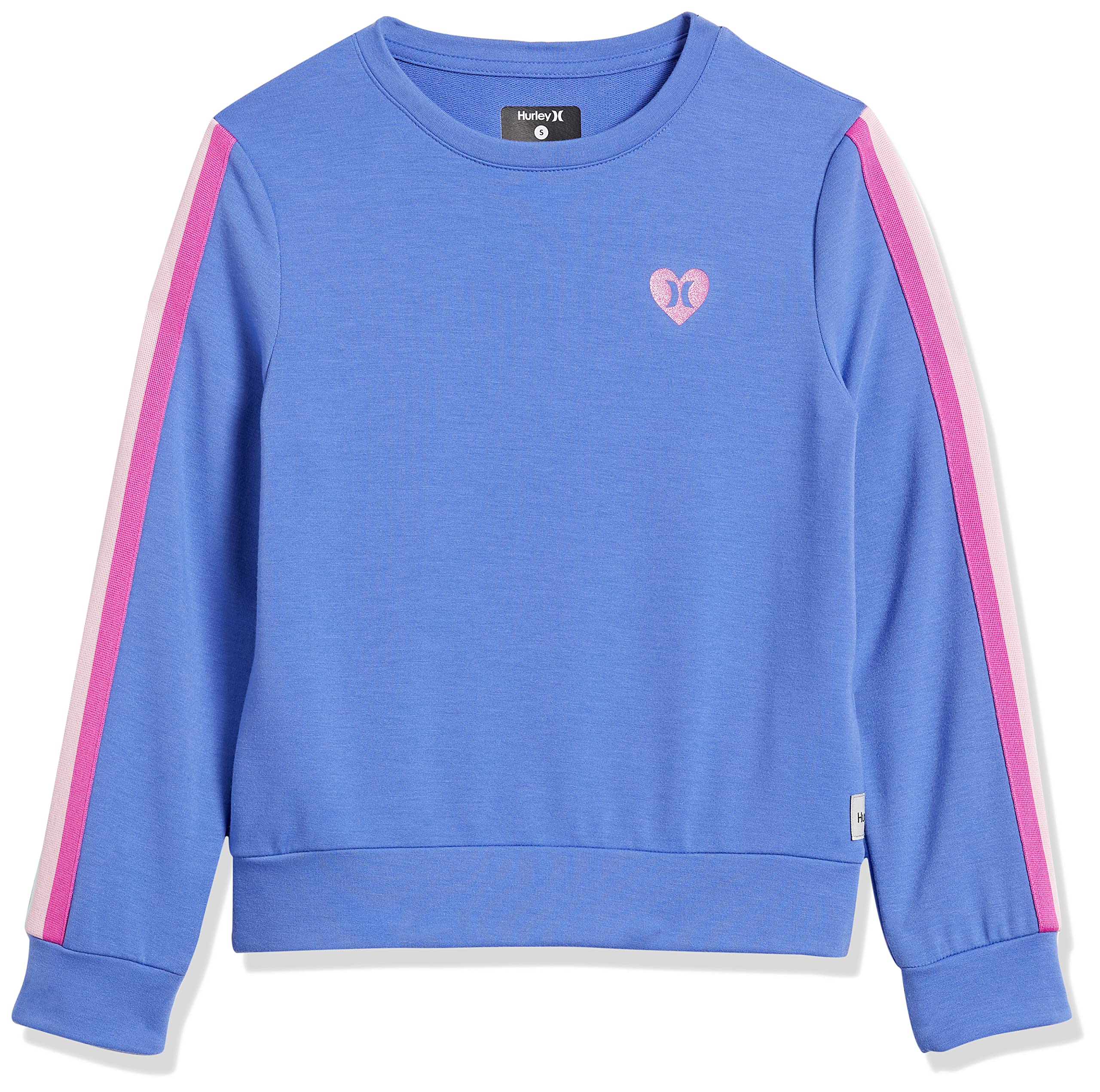 Hurley Girls' Crewneck Sweatshirt - Soft, Stylish & Comfortable for School, Sports & Casual Outings