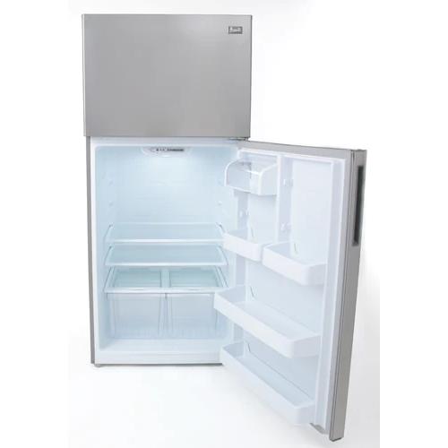 Avanti 30 Inch 18 cu. ft. Top Freezer Refrigerator FF18D0W - Energy Efficient Freestanding Fridge for Apartments, Dorms & Small Kitchens