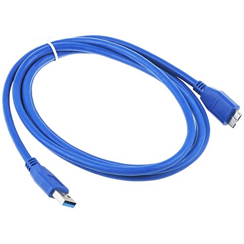 PK Power USB 3.0 Fast Charging & Data Sync Cable for Freecom External Hard Drives - High-Speed Transfer & Reliable Charging for HDD, SSD Storage Devices (Perfect for Backup, File Transfer & Computer Access)