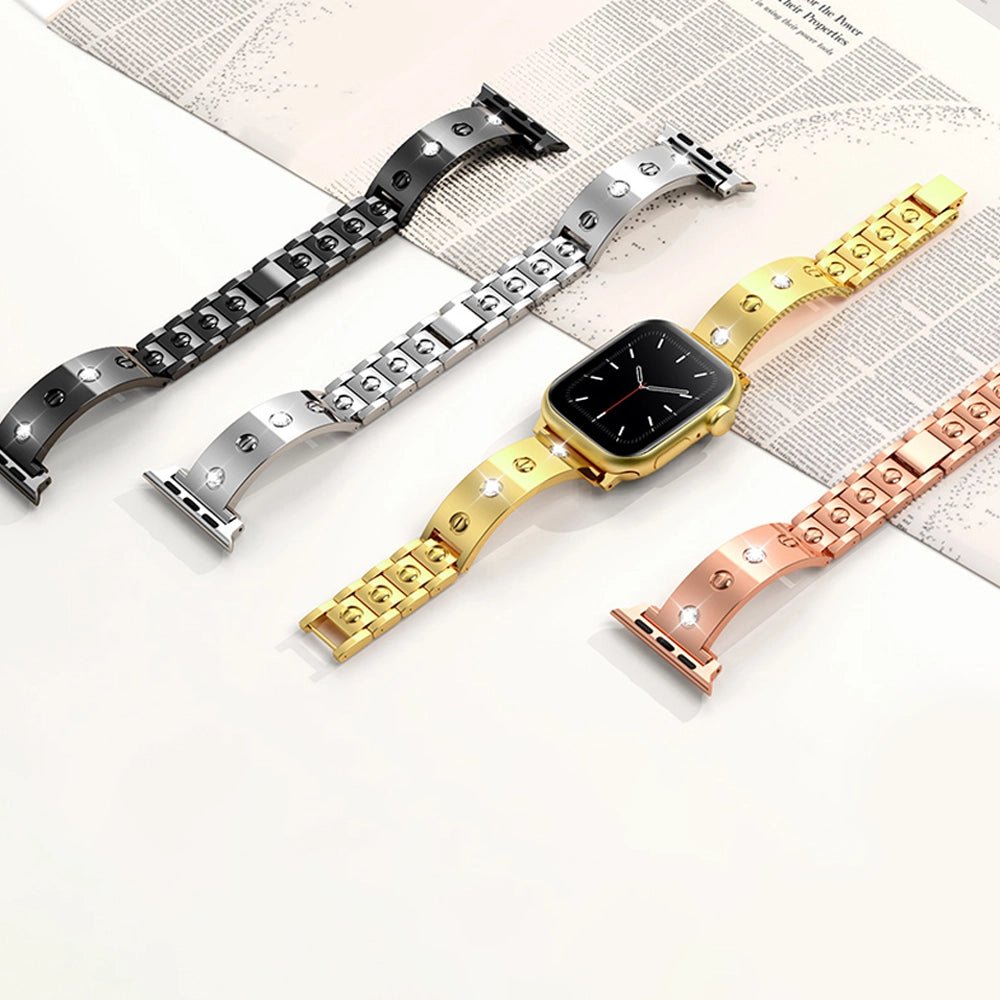 Premium Roselle Apple Watch Band for Women - Soft Silicone Strap, Adjustable Fit, Fashionable Accessory for Workout, Running & Everyday Wear