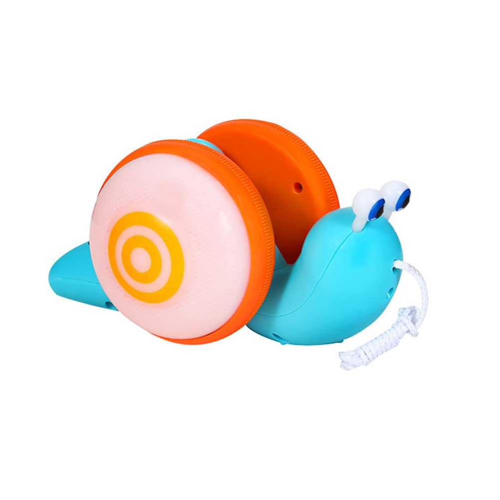 TOYMYTOY Pull String Walking Toy for Toddlers - Early Learning Crawling to Walking Developmental Toy - Perfect for Indoor Play, Baby's First Steps & Motor Skills Development