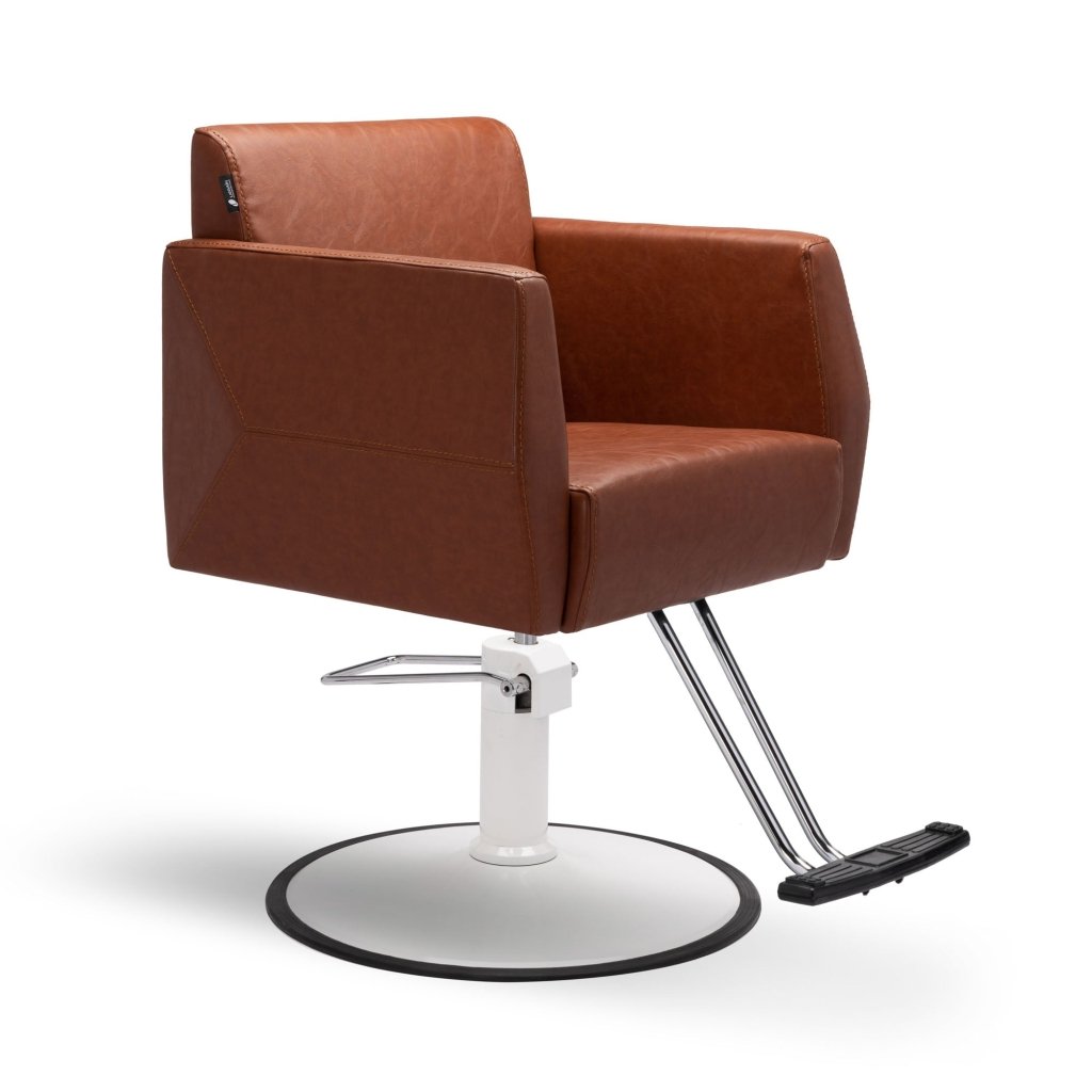 Lanvain® Lea Styling Chair 108 - Professional Salon Hairdressing Chair with Adjustable Height & 360° Swivel - Perfect for Hair Salons, Barbershops & Home Styling Stations