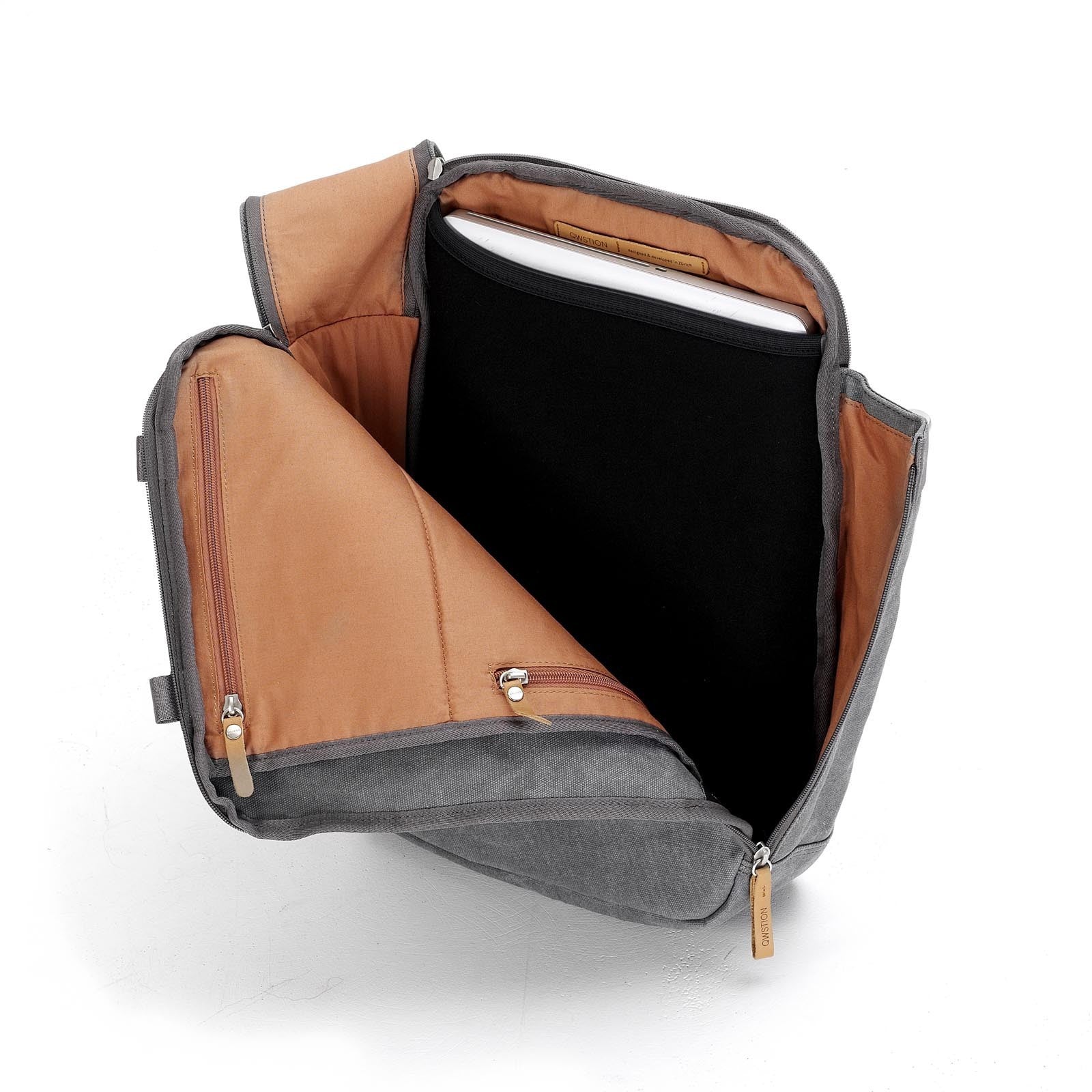 Qwstion Daypack - Stylish & Durable Backpack for Men & Women | Water-Resistant Laptop Bag for Work, Travel & Everyday Use | Perfect for Commuting, Hiking & School