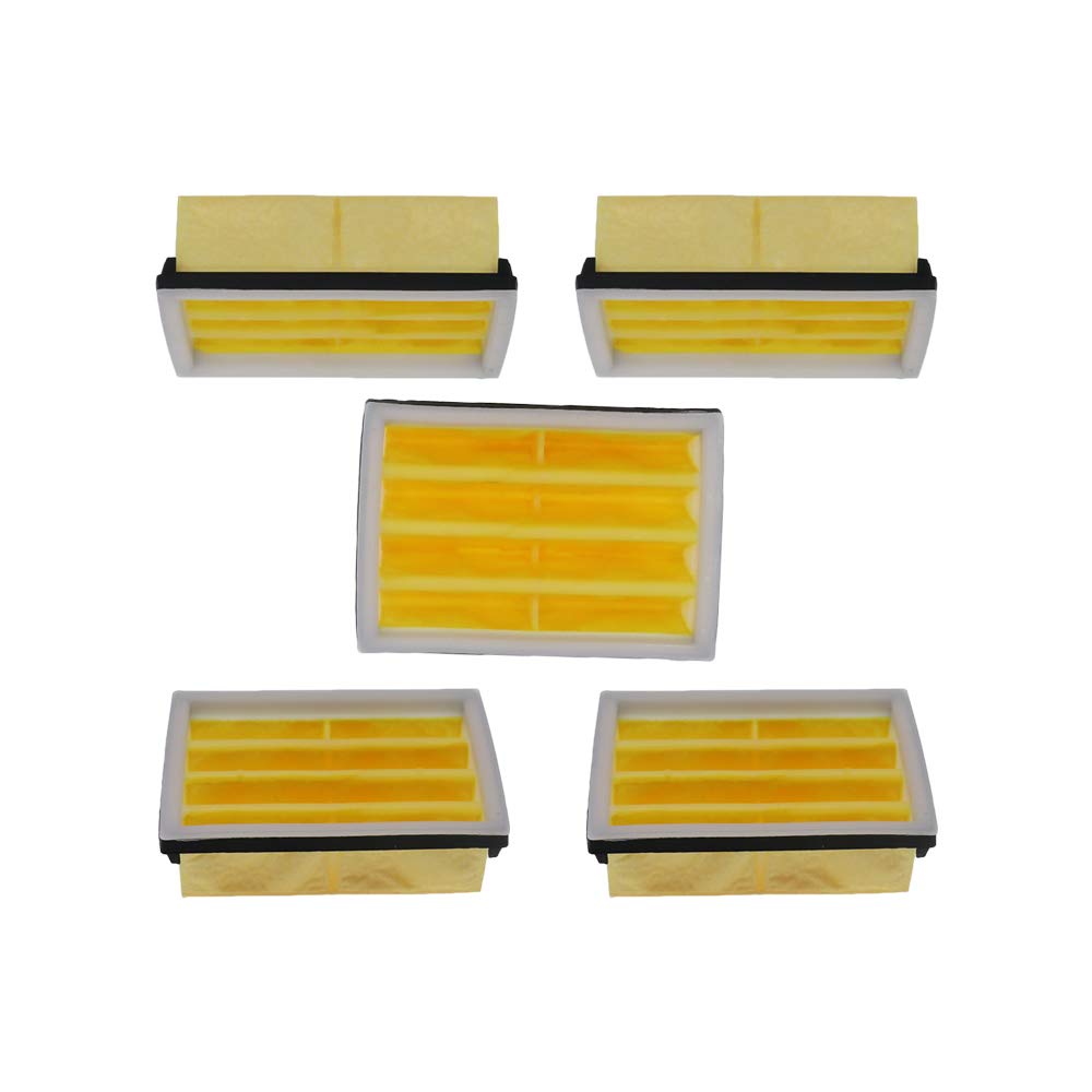 Husqvarna 268 272 261 262 394 394XP 272XP Lawn Mower Air Filter - 5 Pack Fleece Air Cleaner Replacement (503447203) - Perfect for Outdoor Power Equipment Maintenance & Engine Protection