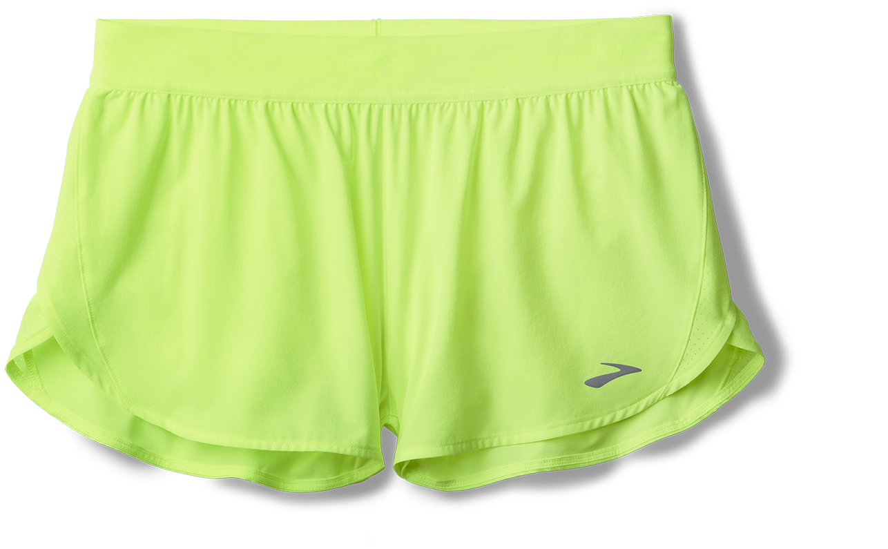 Women's Breakaway 2.5 Running Shorts - High Waist Athletic Shorts for Women, Lightweight & Breathable Workout Shorts (Neo Yellow) - Perfect for Running, Yoga, Gym & Casual Wear