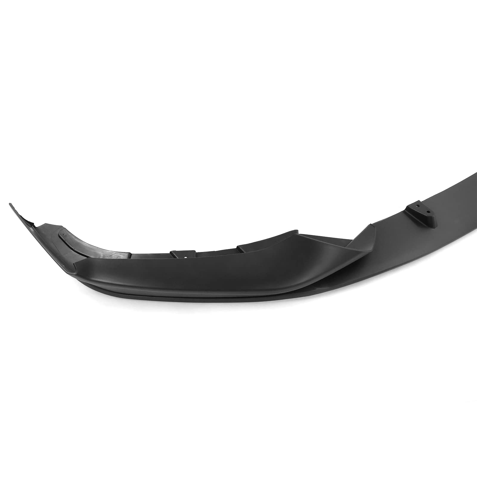 IKON MOTORSPORTS Front Bumper with MP Style PP Splitter Spoiler for 2017-2020 BMW 5 Series G30 M Sport | Body Kit Valance Chin Diffuser | Enhances Aerodynamics & Sporty Look for Street Racing & Car Shows
