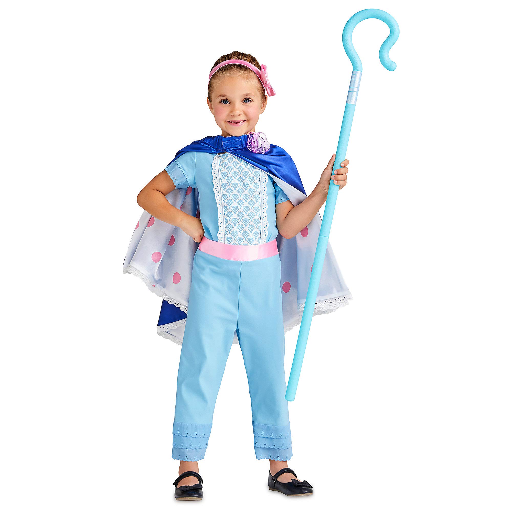 Disney Pixar Bo Peep Costume for Girls - Toy Story 4 Halloween Dress Up Outfit for Kids Birthday Party & Cosplay