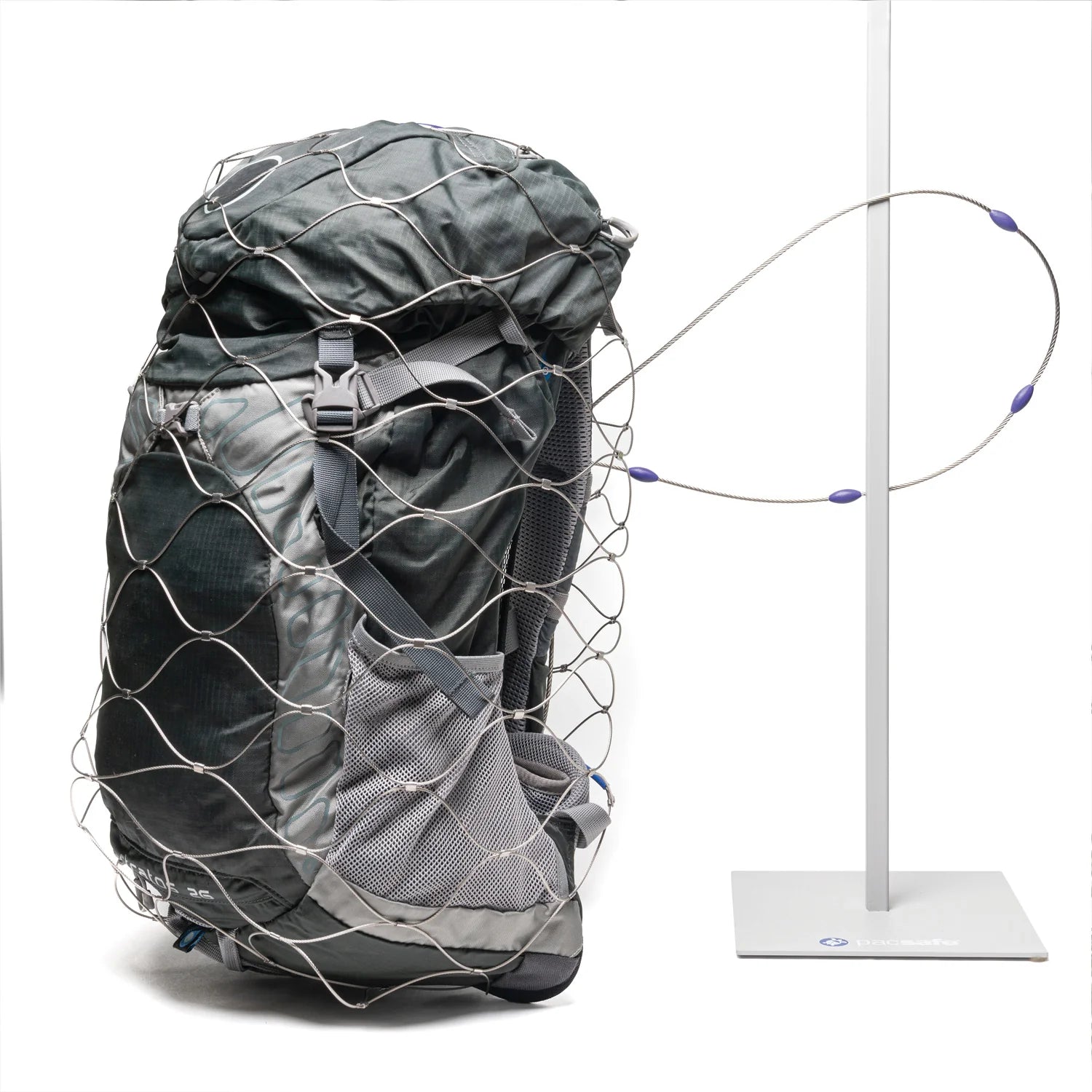 Pacsafe 85L Anti-Theft Travel Backpack with RFID Protection - Secure Carry-On Luggage for Commuting, Hiking & International Travel