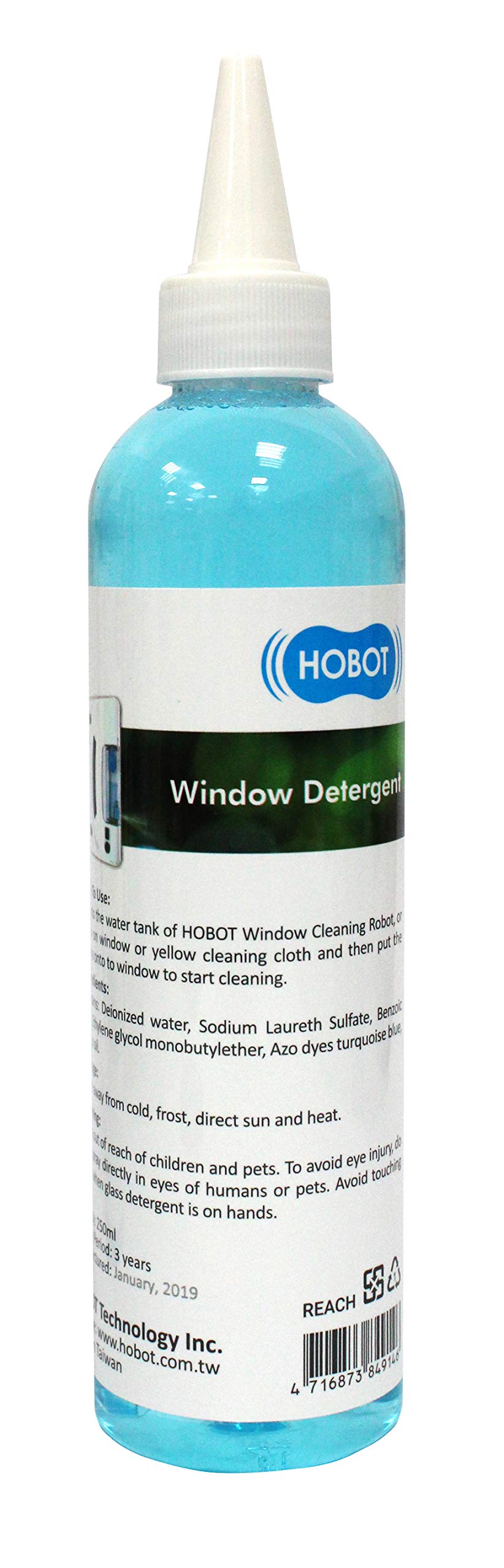 HOBOT-298/388 Window Cleaning Detergent - Streak-Free Solution for Robot Window Cleaners | Perfect for Smart Home & Office Use