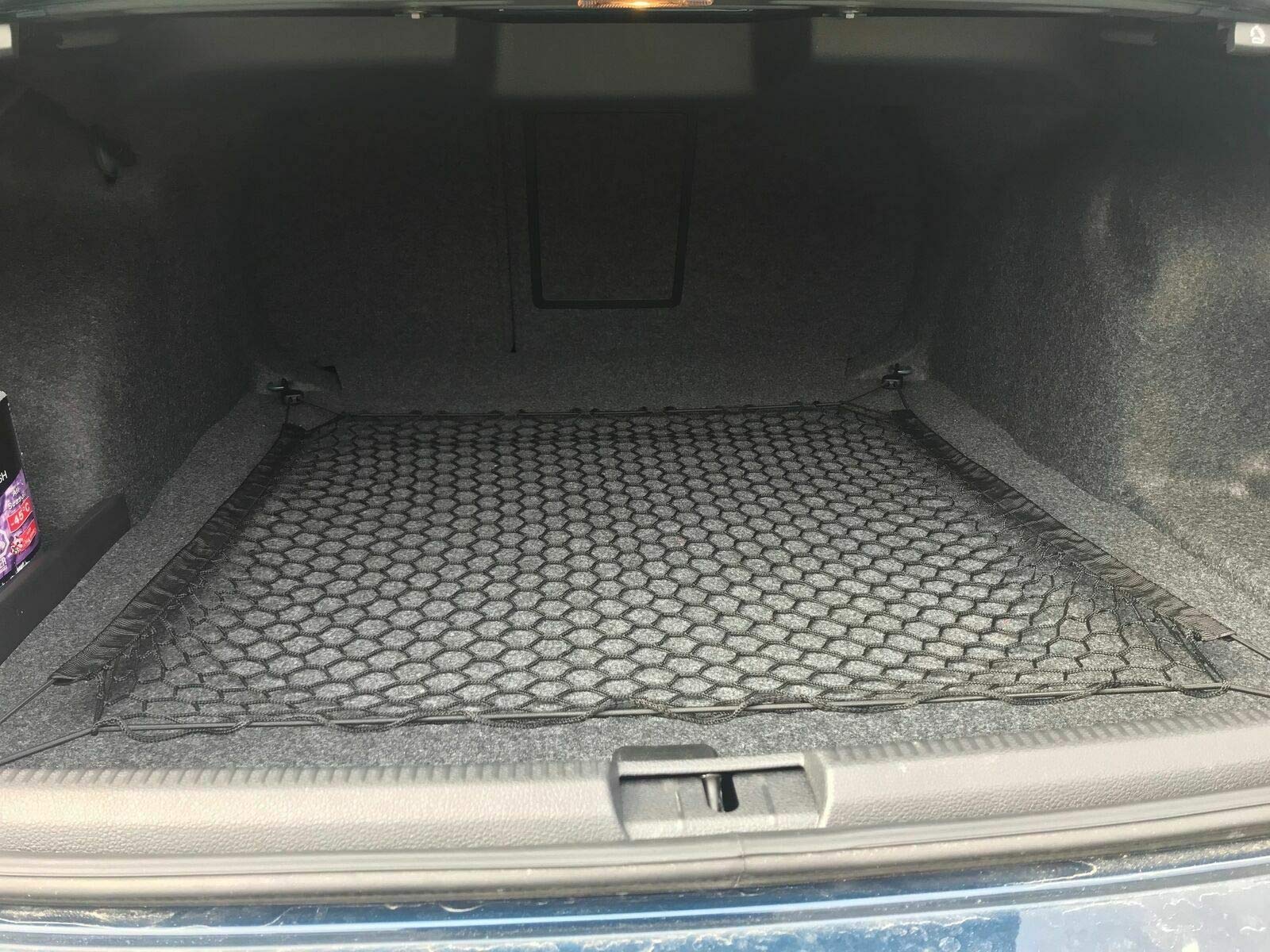 Premium Elastic Mesh Rear Trunk Organizer Cargo Net for Volkswagen Passat/CC/Passat CC 2006-2022 - Heavy Duty Floor Style Storage Solution for Sedans - Secure Loose Items During Travel & Road Trips